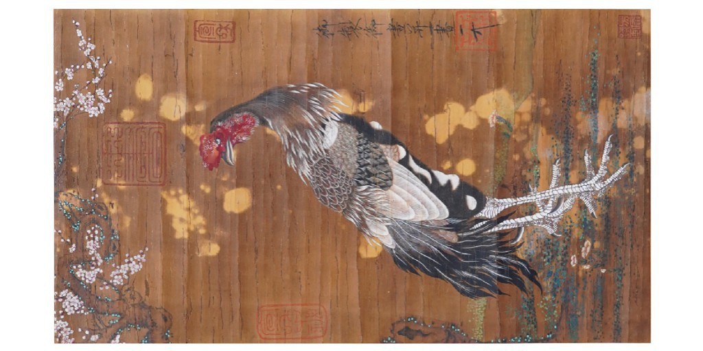 聚宝轩2022秋拍 宋徽宗赵佶·雄鸡图