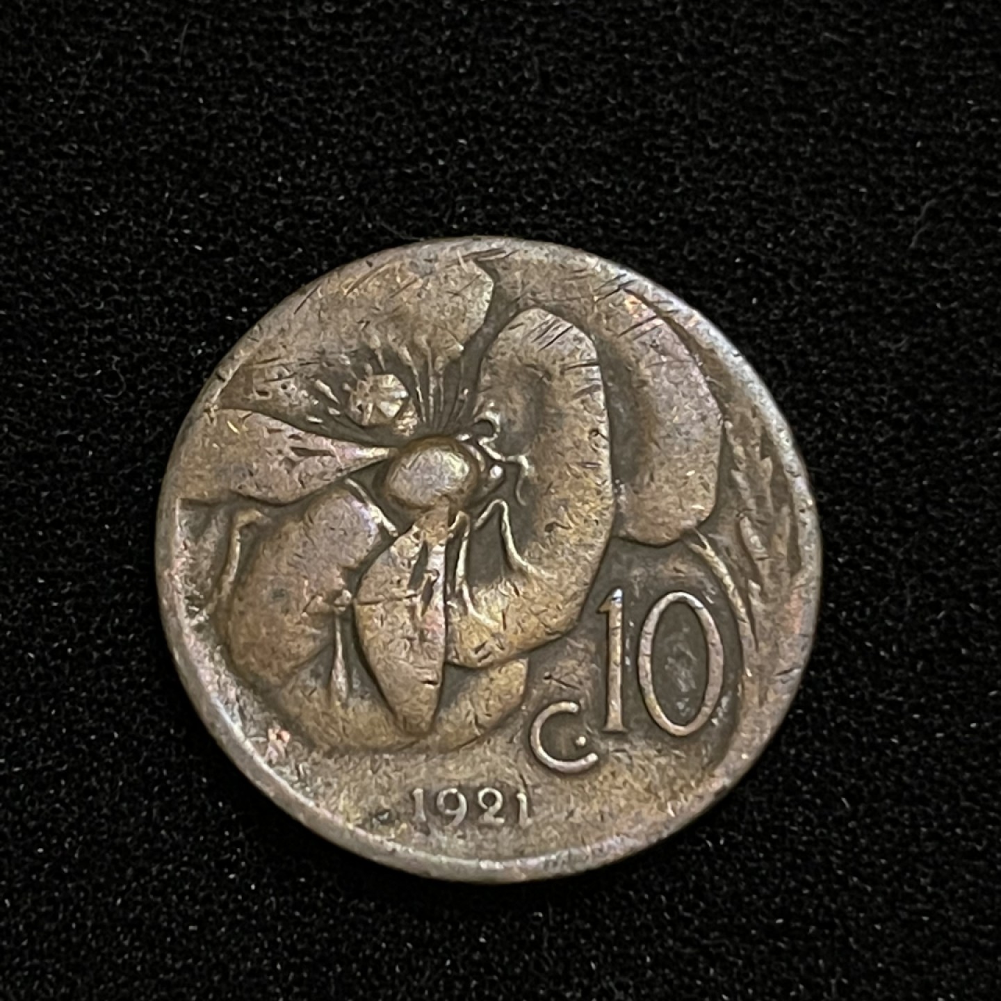 外国硬币0元起拍（37） 1921意大利10分