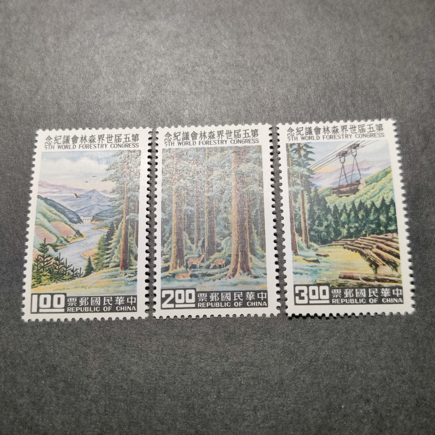 洪涛臻品批发群  精选邮票限时拍卖第一百零三期 1960年 世界森林会议 难得品种！面艳背白，原胶润亮无贴 全品！