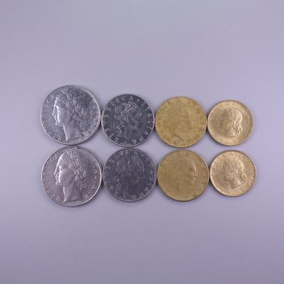 天业钱币散币拍卖第5次专场 全场5元起拍 - 意大利2组8枚