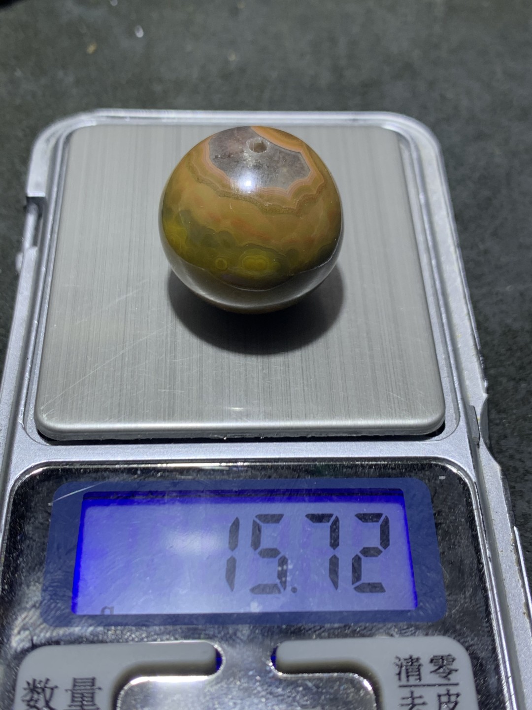 精美战国红玛瑙2.3圆珠一颗！
