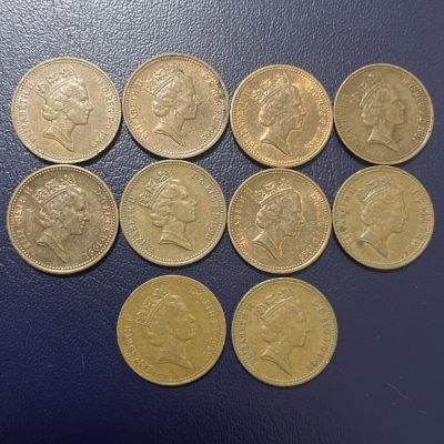 外国硬币0元起拍（39） - 1便士10枚
