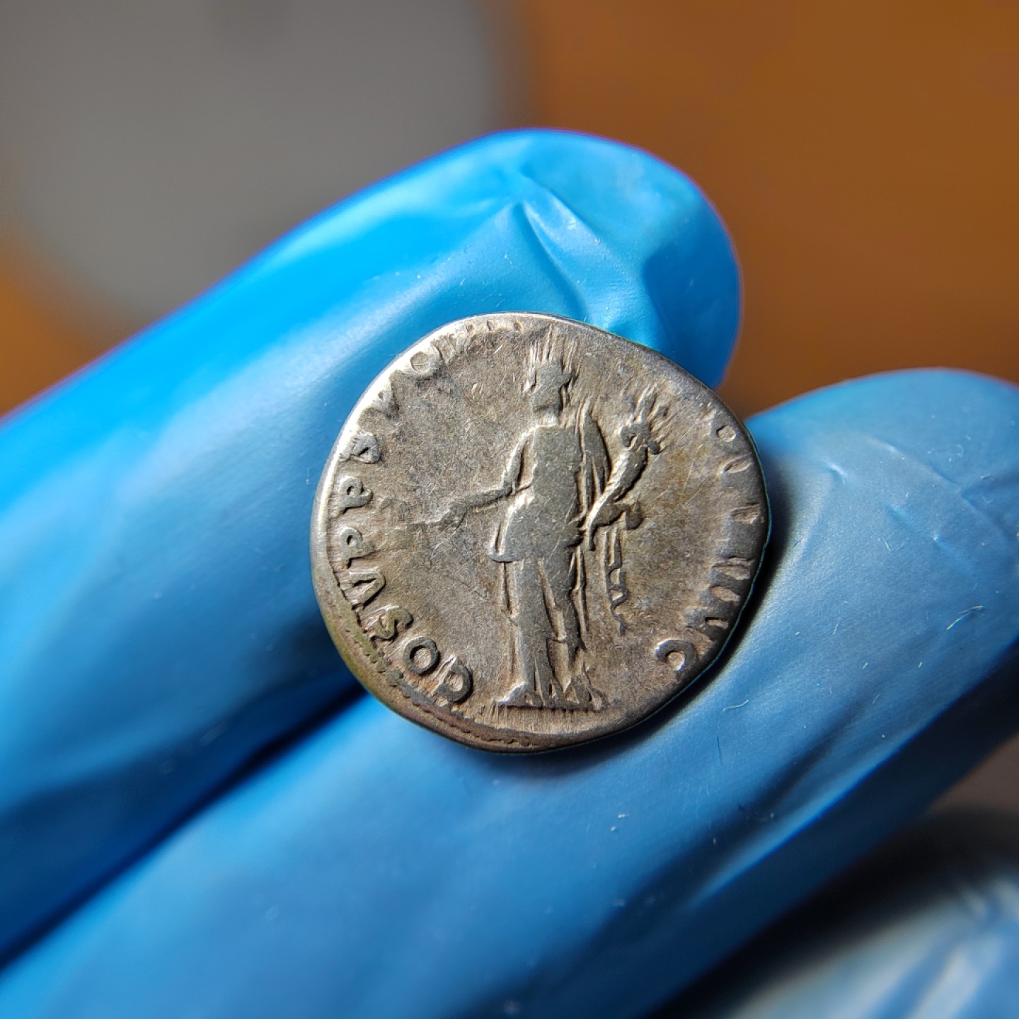 王之爱好～外国古币 古罗马五贤帝图拉真银币