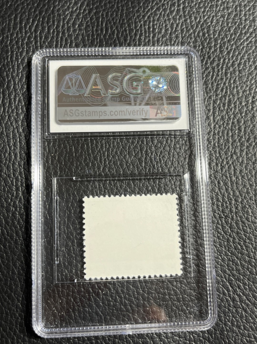 洪涛臻品批发群  精选邮票限时拍卖第一百零五期 普无号  宝塔区   ASG85分OP  版撕绝中绝送评，105最严格时期出分，一手出分壳子完好无划痕，配套必备，喜欢不要错过