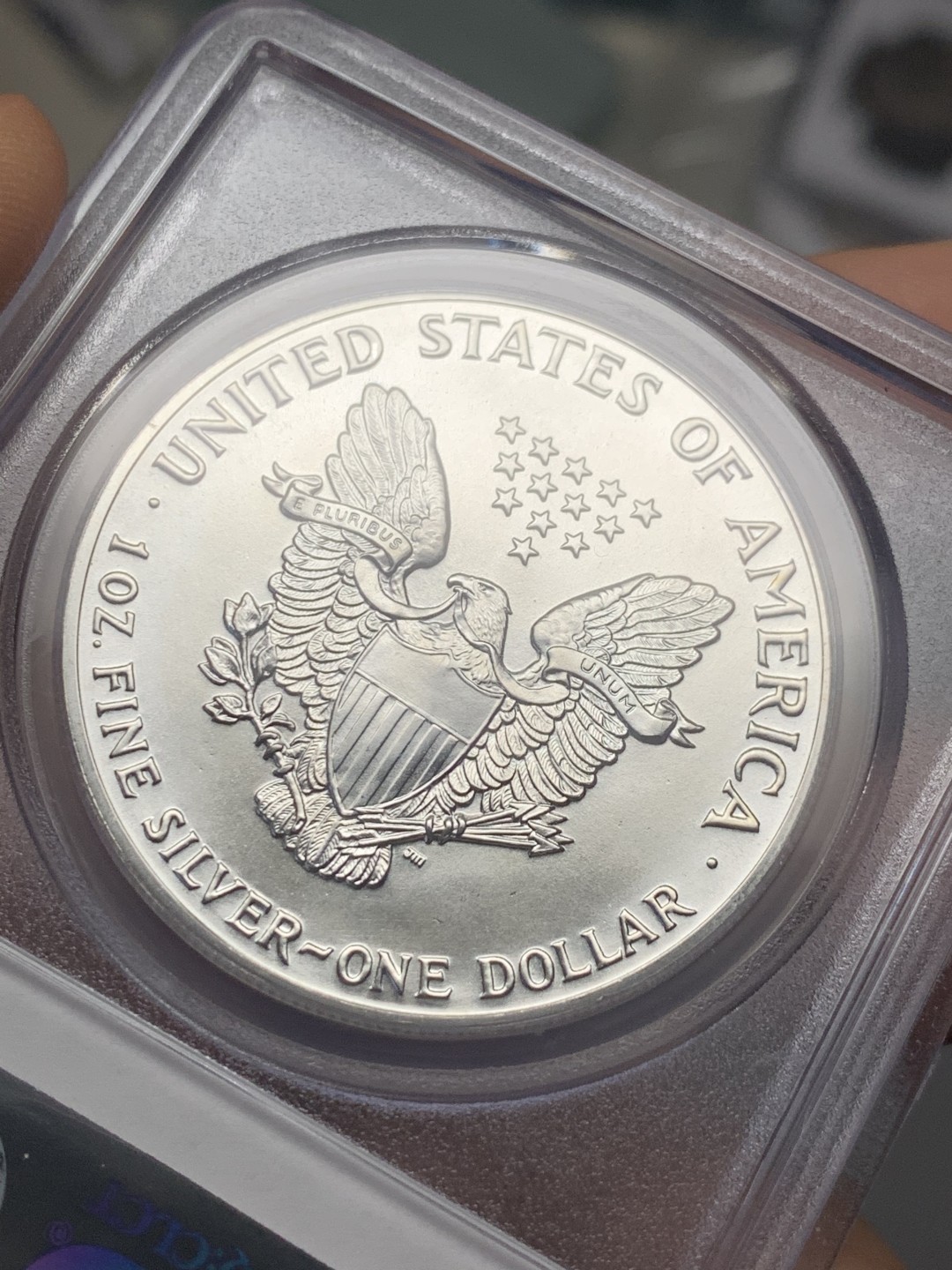 《竞宝斋》第121场-周日，周一 ，2场连拍（全场包邮） PCGS MS 69 美国 1987年 行走 女神 1盎司 银币