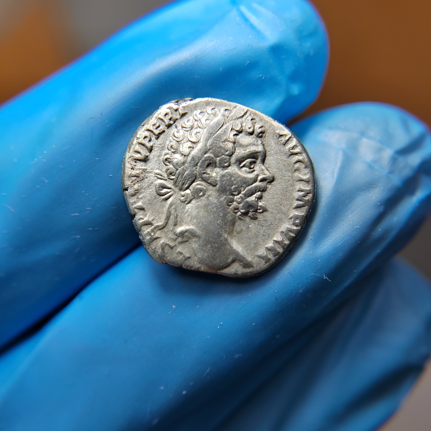 王之爱好～外国古币 古罗马帝国皇帝塞维鲁银币