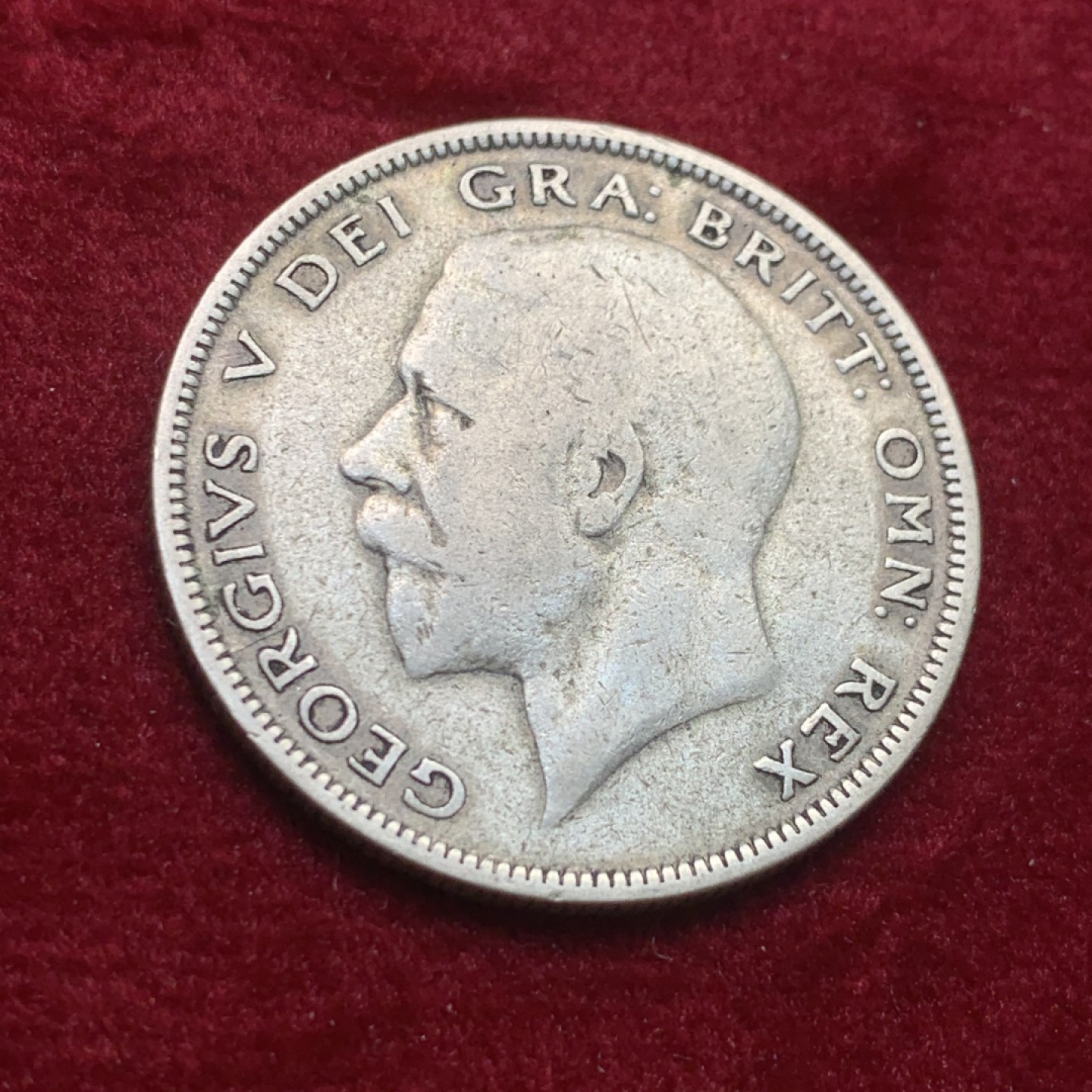 《竞宝斋》第121场-周日，周一 ，2场连拍（全场包邮） 英国 1930年 1/2克朗 银币