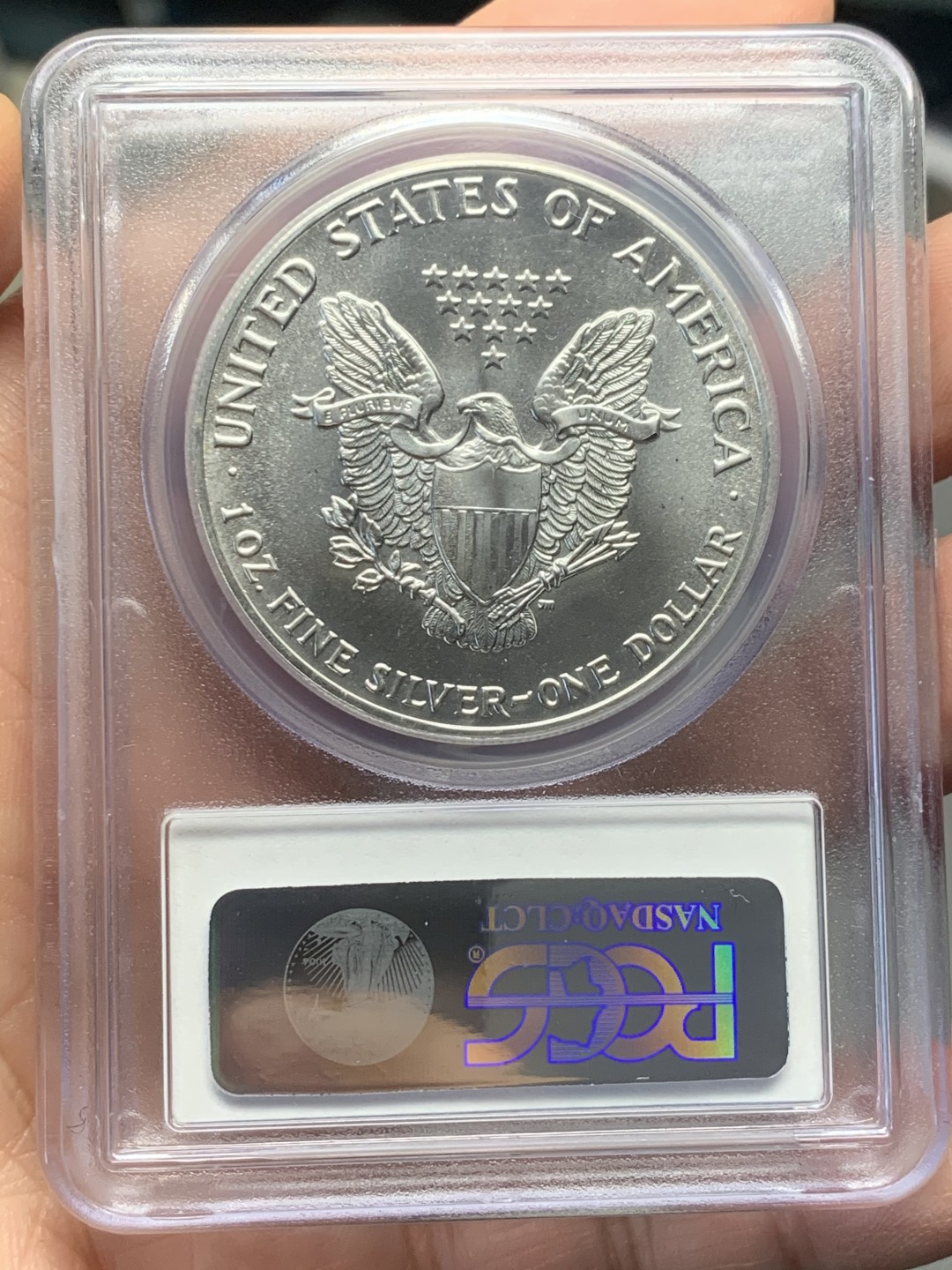 《竞宝斋》第121场-周日，周一 ，2场连拍（全场包邮） PCGS MS 69 美国 1987年 行走 女神 1盎司 银币