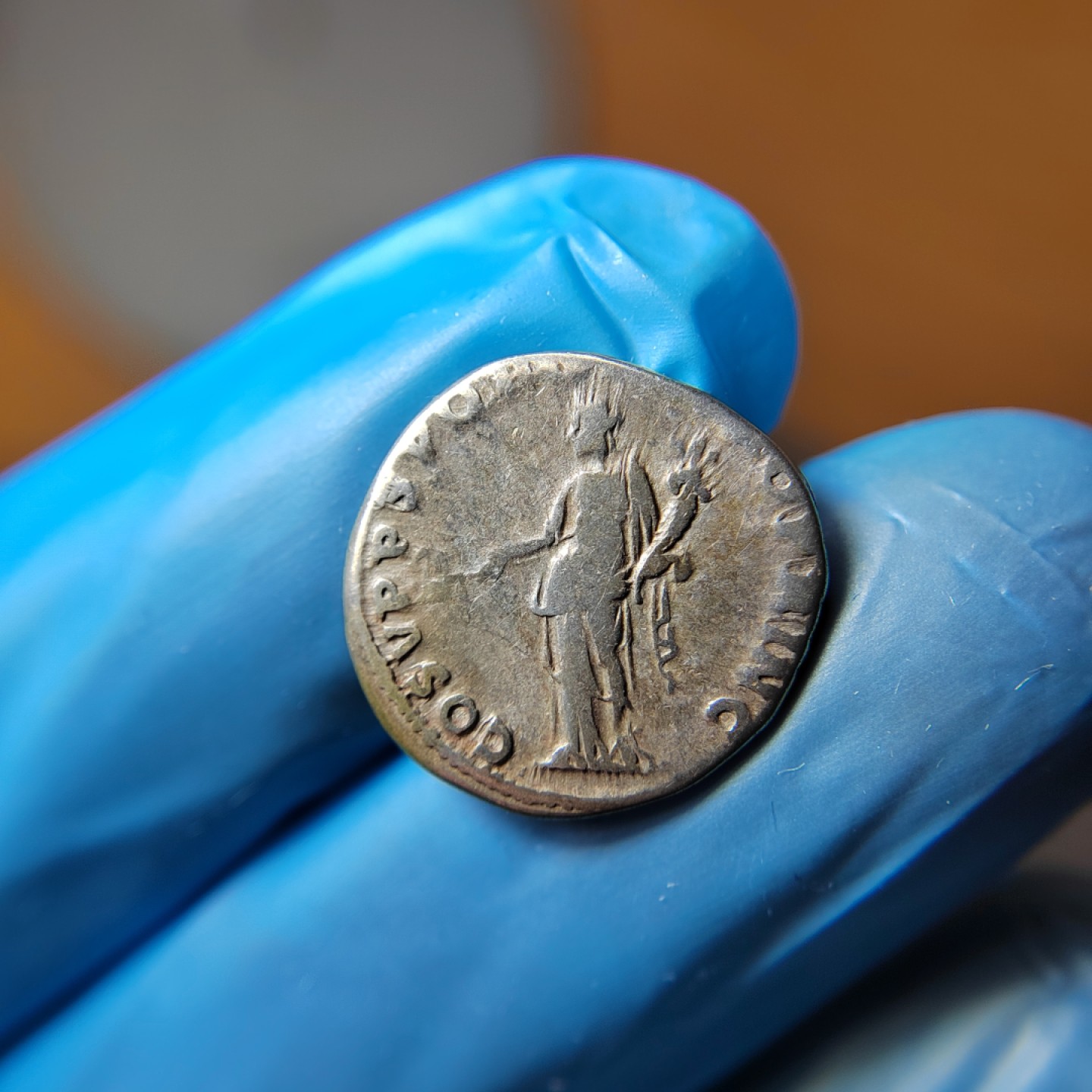 王之爱好～外国古币 古罗马五贤帝图拉真银币