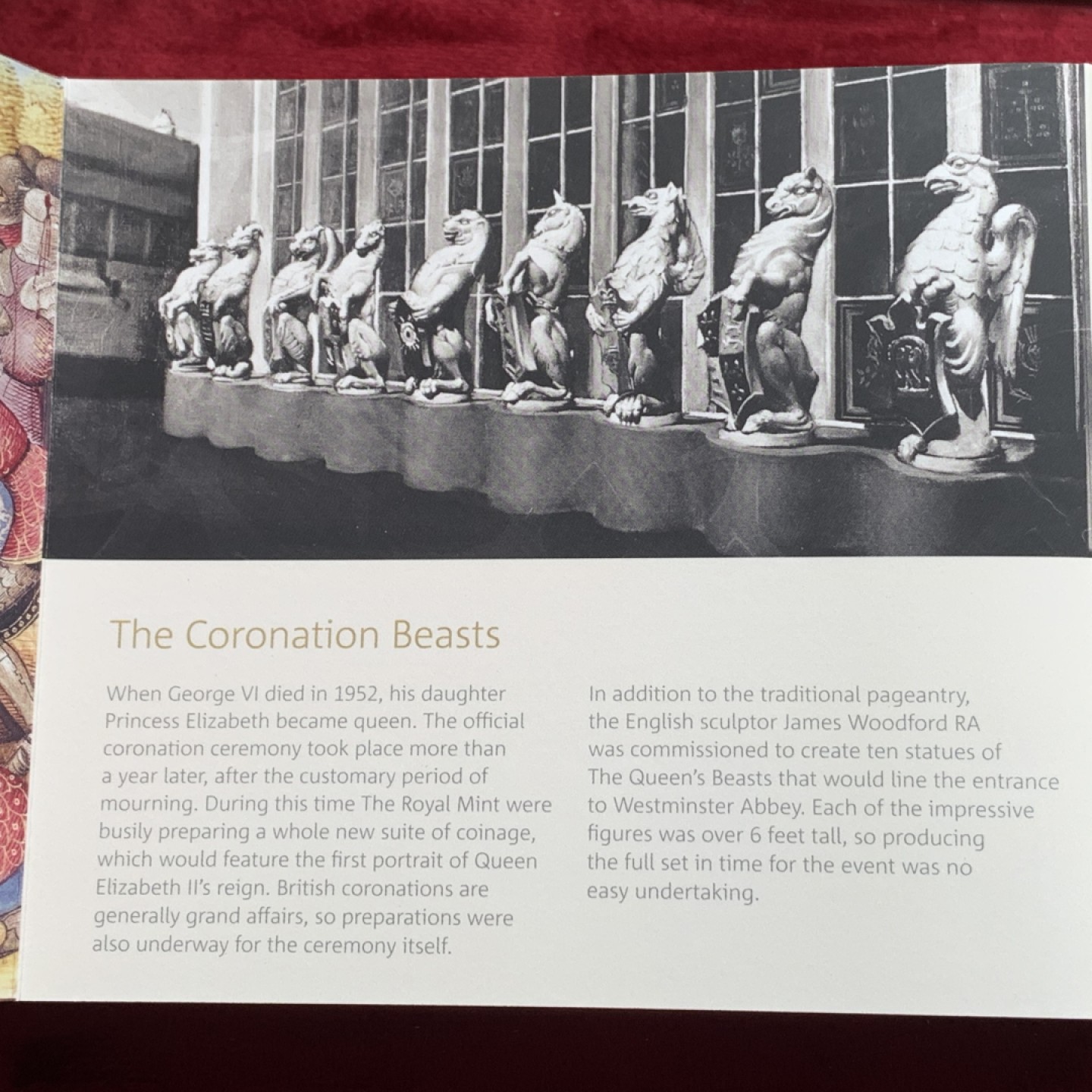 《竞宝斋》第121场-周日，周一 ，2场连拍（全场包邮） 卡册 英国2018年 英国5镑克朗型纪念币BU，威斯敏斯特十野兽之一（克拉伦斯黑牛号）铜镍合金，重28.28g