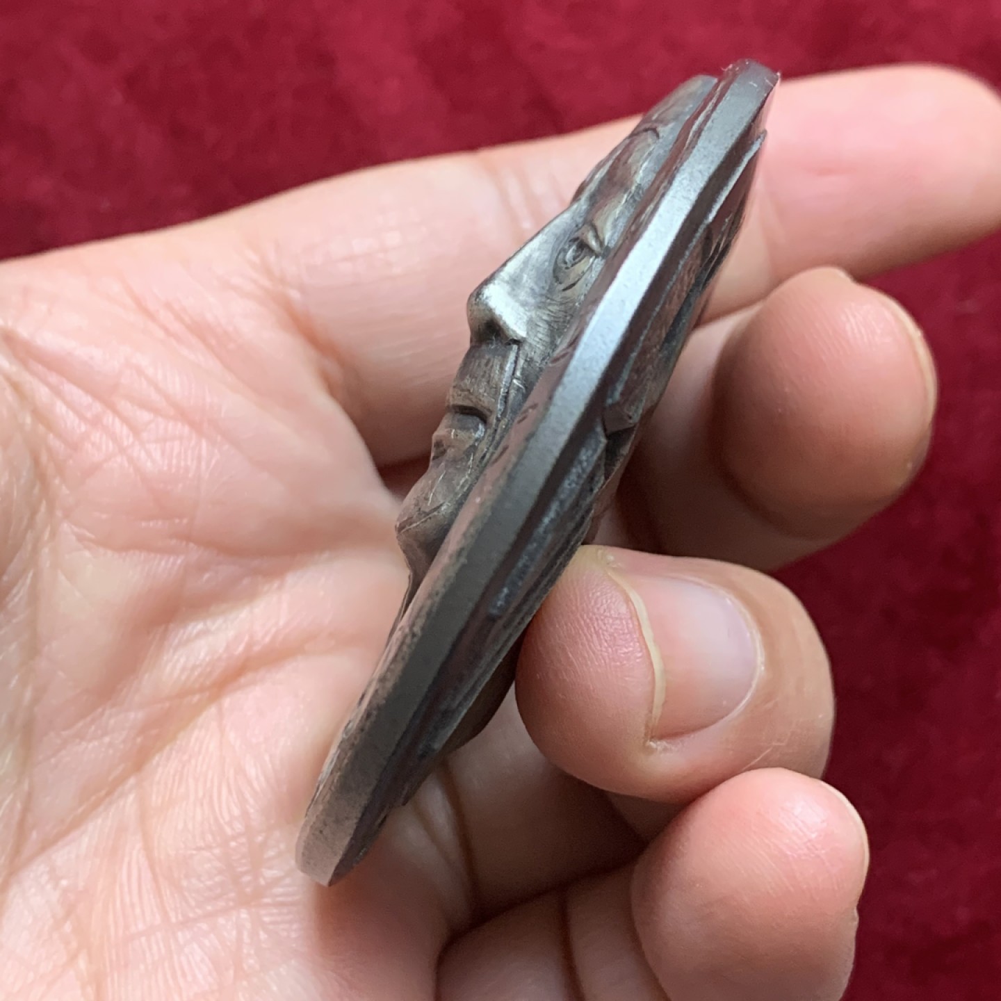 《竞宝斋》第121场-周日，周一 ，2场连拍（全场包邮） 意大利高浮雕 俄罗斯伊戈尔·斯特拉文斯基 近代大银章 带800银标 184.2克