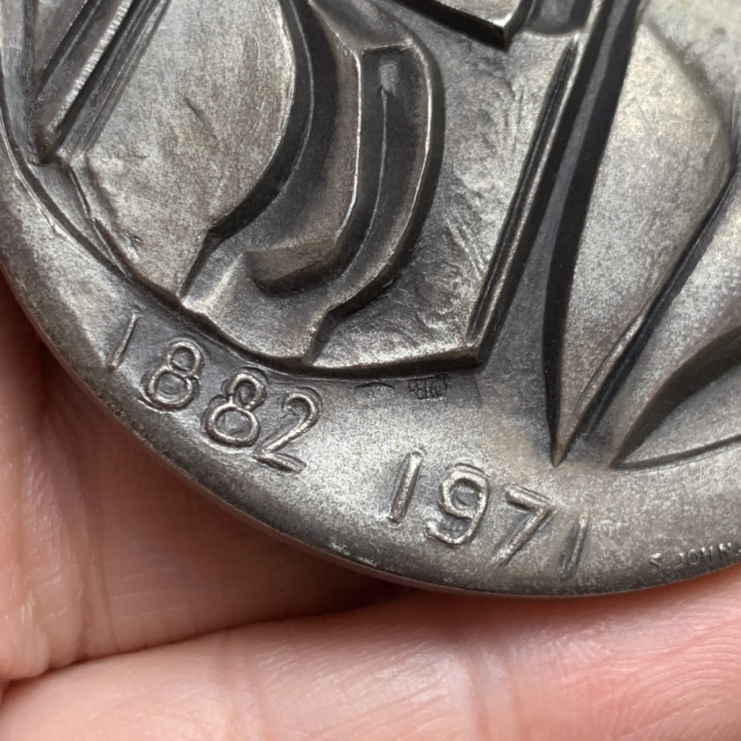 《竞宝斋》第121场-周日，周一 ，2场连拍（全场包邮） 意大利高浮雕 俄罗斯伊戈尔·斯特拉文斯基 近代大银章 带800银标 184.2克