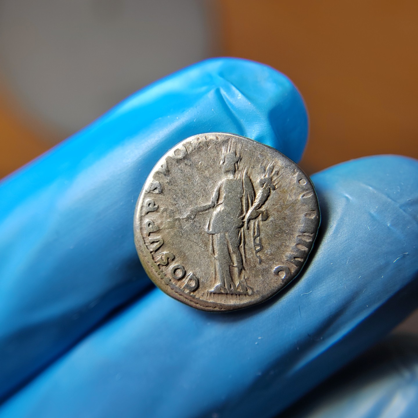 王之爱好～外国古币 古罗马五贤帝图拉真银币