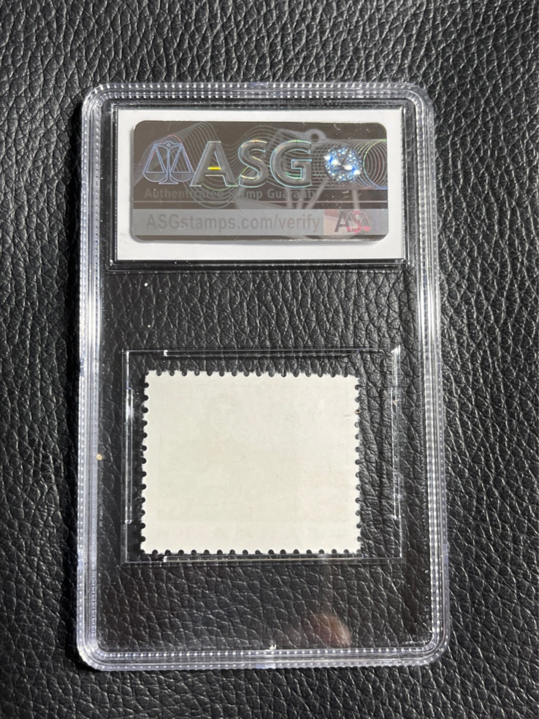 洪涛臻品批发群  精选邮票限时拍卖第一百零五期 普无号  解放军   ASG85分OP  版撕绝中绝送评，105最严格时期出分，一手出分壳子完好无划痕，配套必备，喜欢不要错过