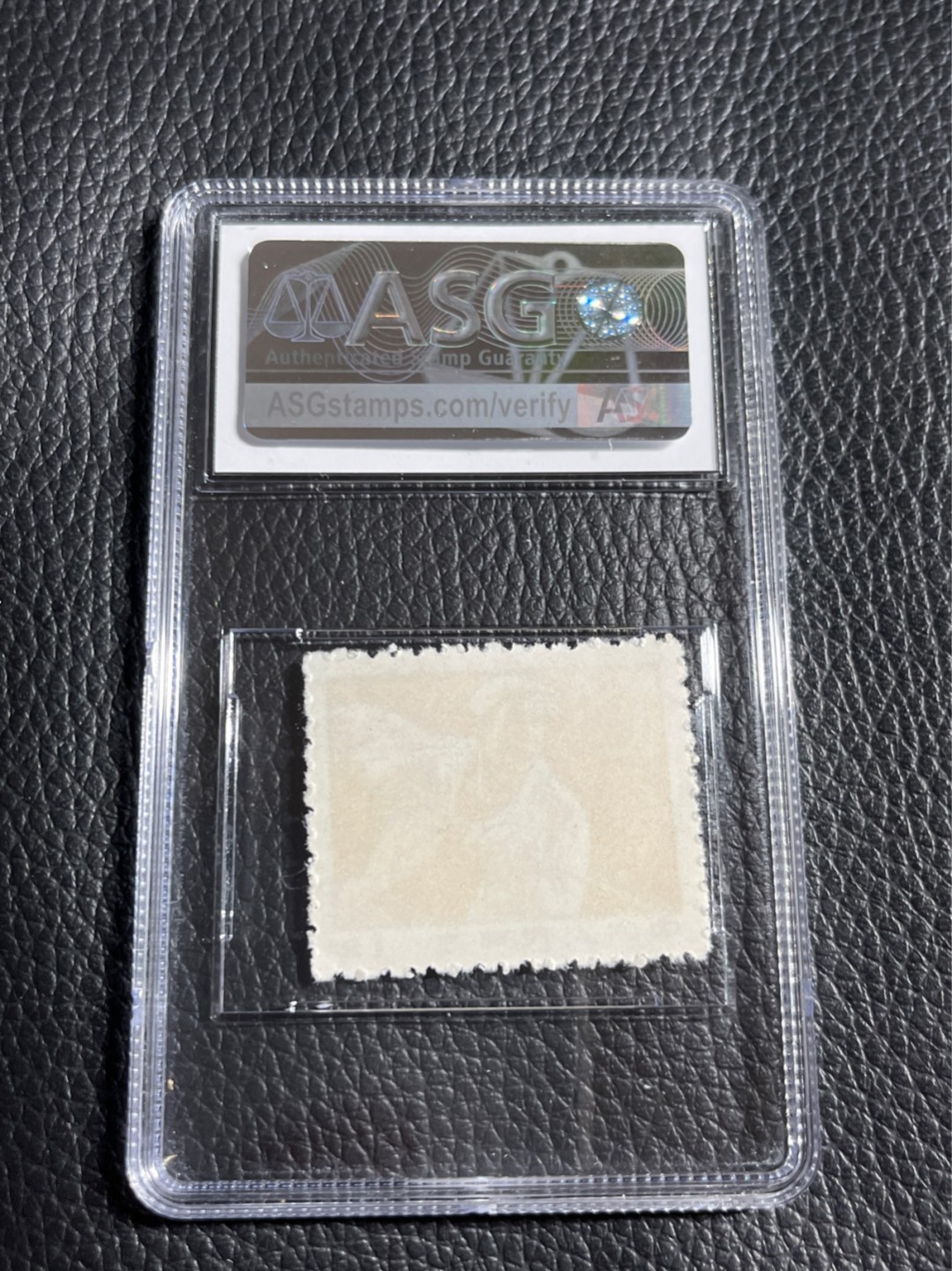 洪涛臻品批发群  精选邮票限时拍卖第一百零五期 普无号  ★筋票★炼钢 ASG85分OP  版撕绝中绝送评，105最严格时期出分，一手出分壳子完好无划痕，配套必备，喜欢不要错过