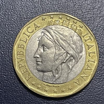 外国硬币0元起拍（40） - 意大利1000里拉