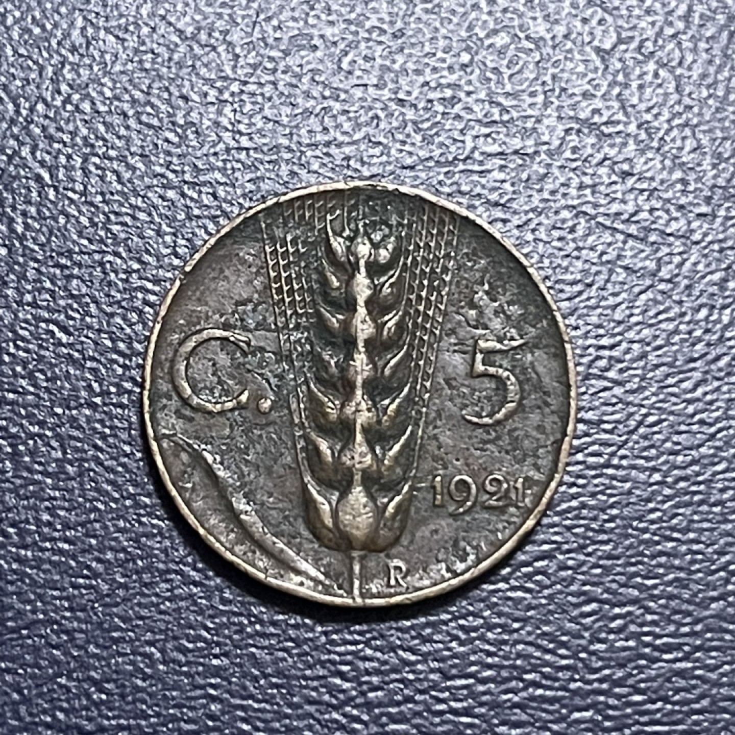外国硬币0元起拍（40） 1921意大利5分