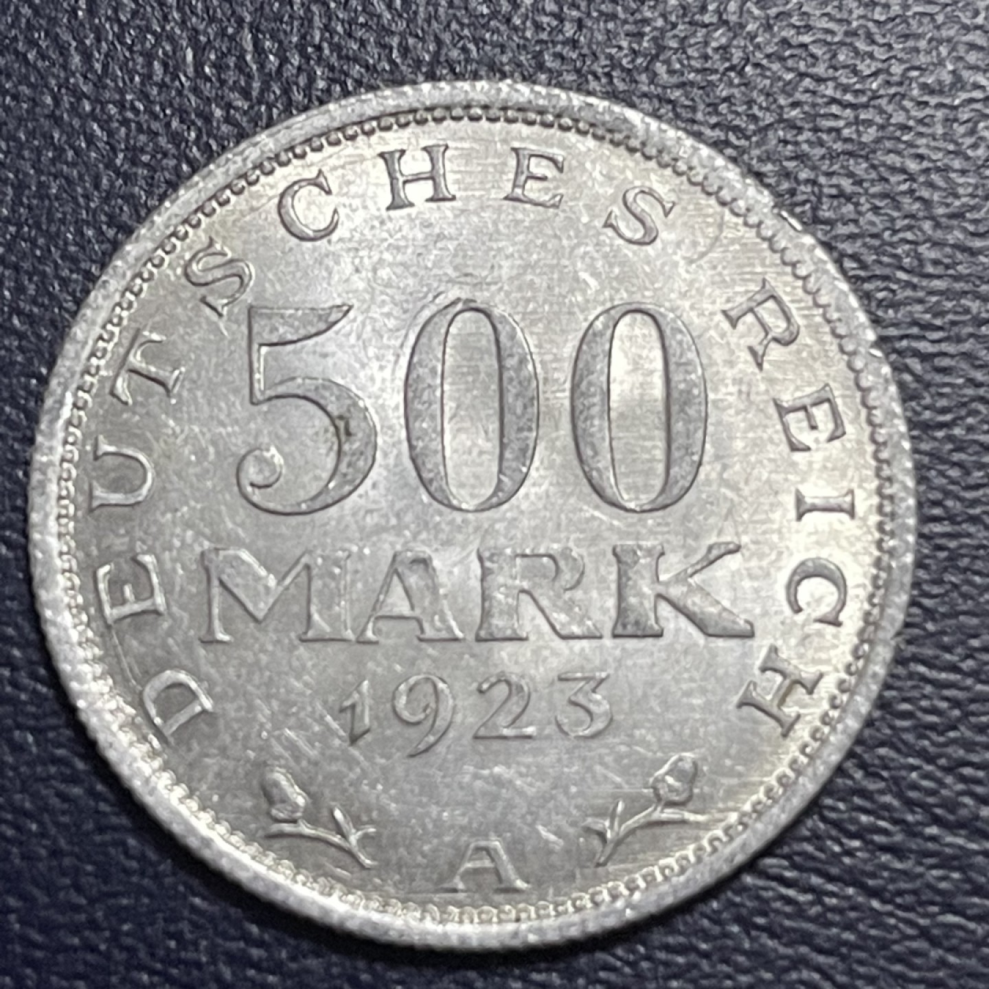 外国硬币0元起拍（40） 1923德国500马克铝币