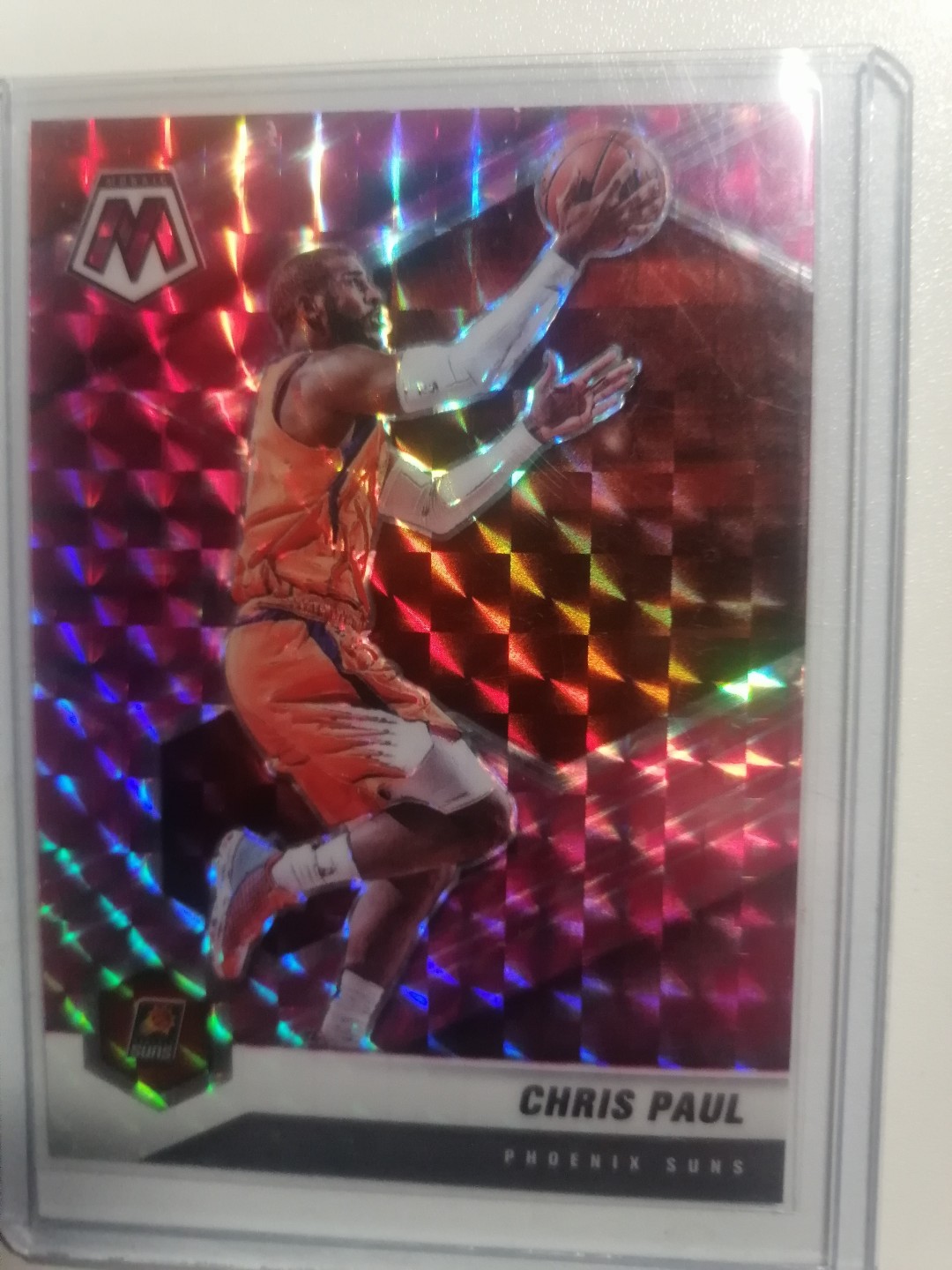球星卡专场 2021-22 PANINI 马赛克 BASKETBALL  保罗 粉折