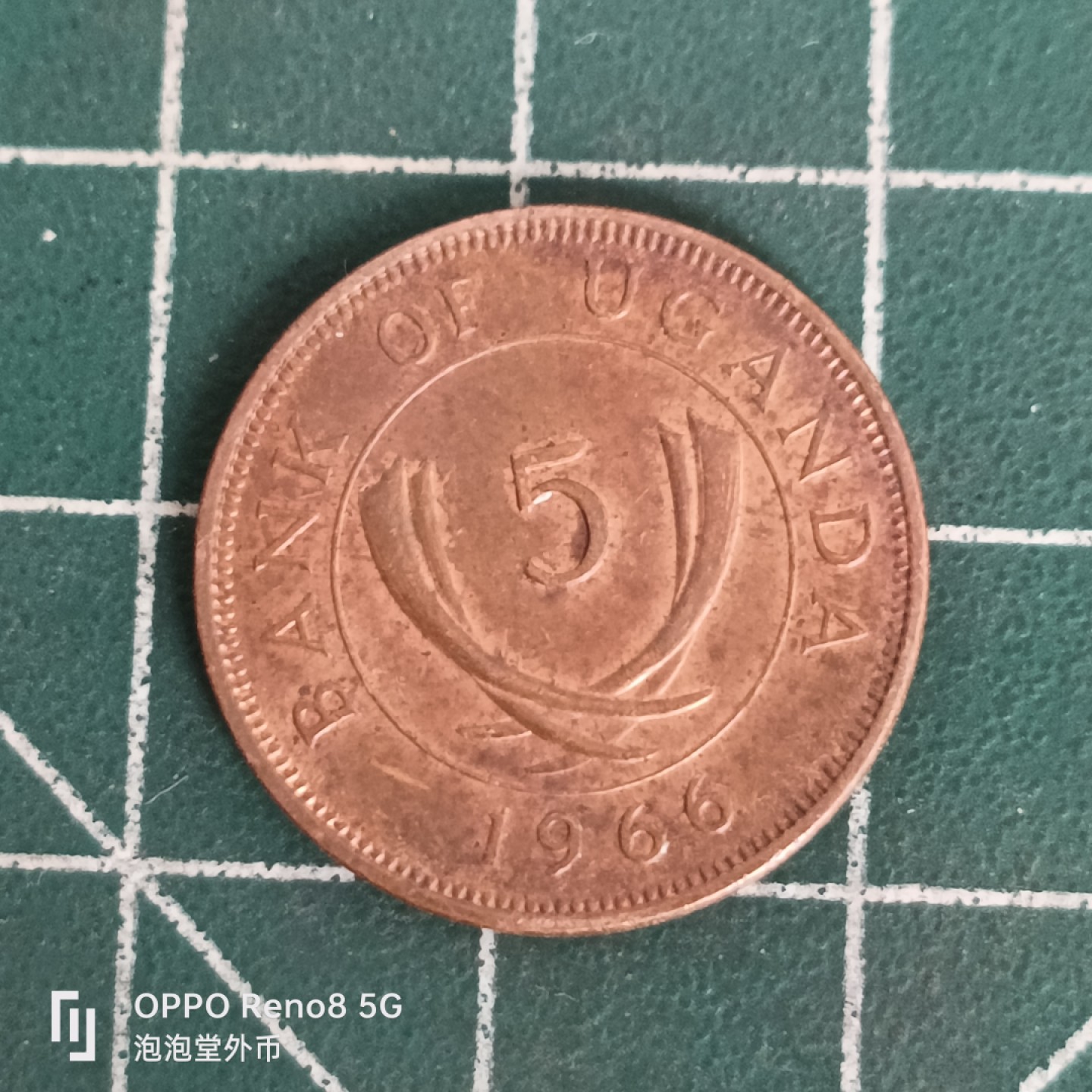 泡泡堂微拍第四十五幕硬币捡漏专场👿👿，零佣金，零押金，累计满二十元包邮 乌干达66年五分。