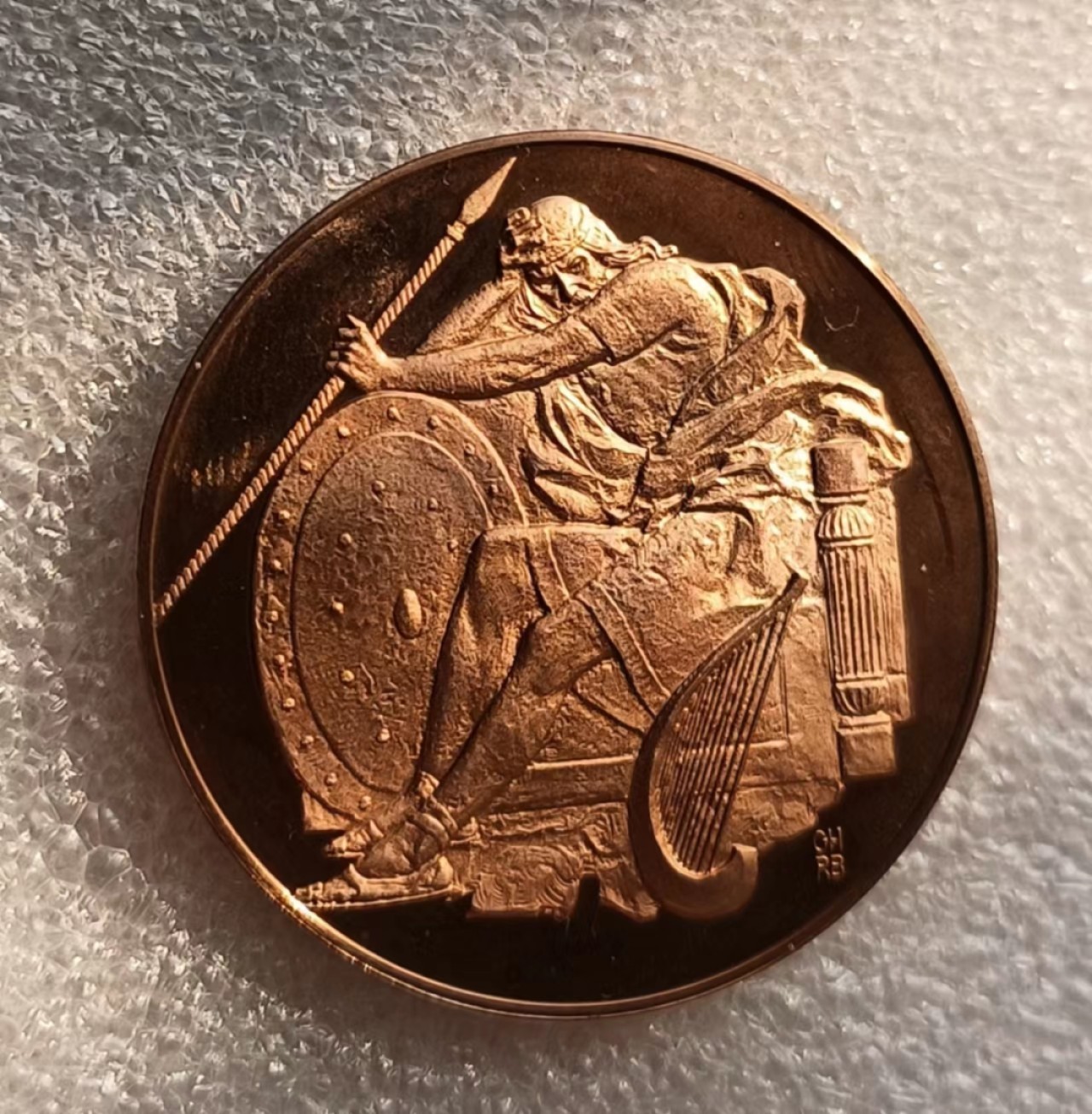 瓶子🏺第69期拍卖会 精制古代传奇铜章4枚套38毫米24克每枚