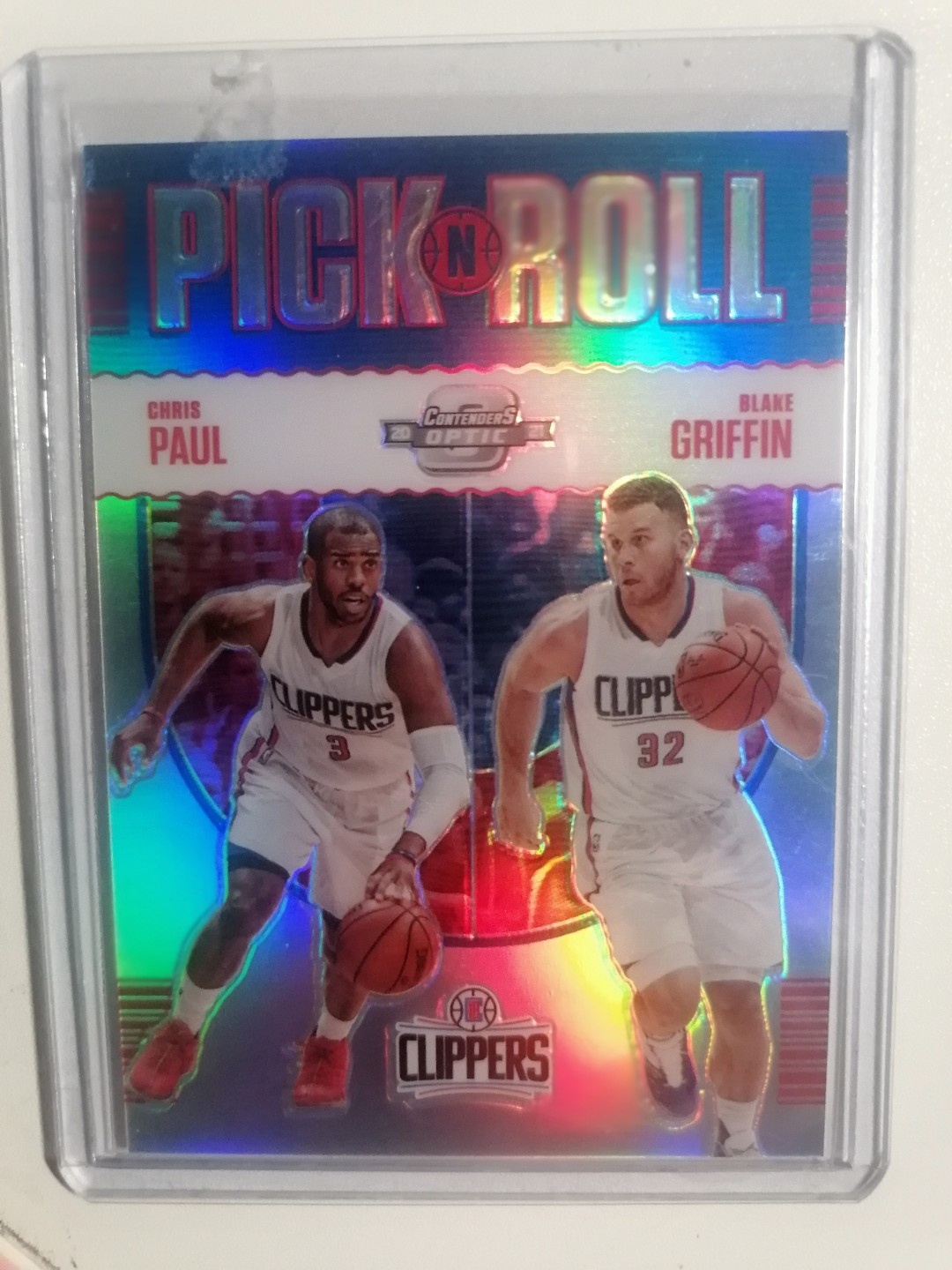 球星卡专场 2021-22PANINI  球票OP   BASKETBALL  Pick roll 保罗 格里芬  空接之城 双人特卡