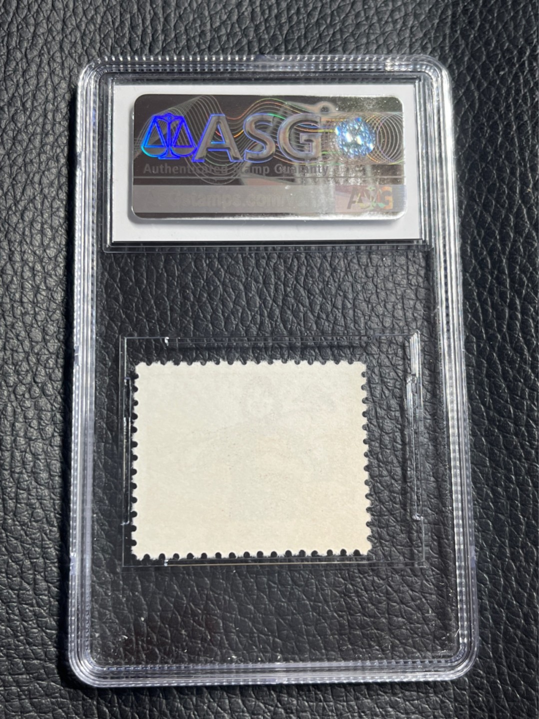 洪涛臻品批发群  精选邮票限时拍卖第一百零六期 普无号  农民   ASG85分OP  版撕绝中绝送评，105最严格时期出分，一手出分壳子完好无划痕，配套必备，喜欢不要错过