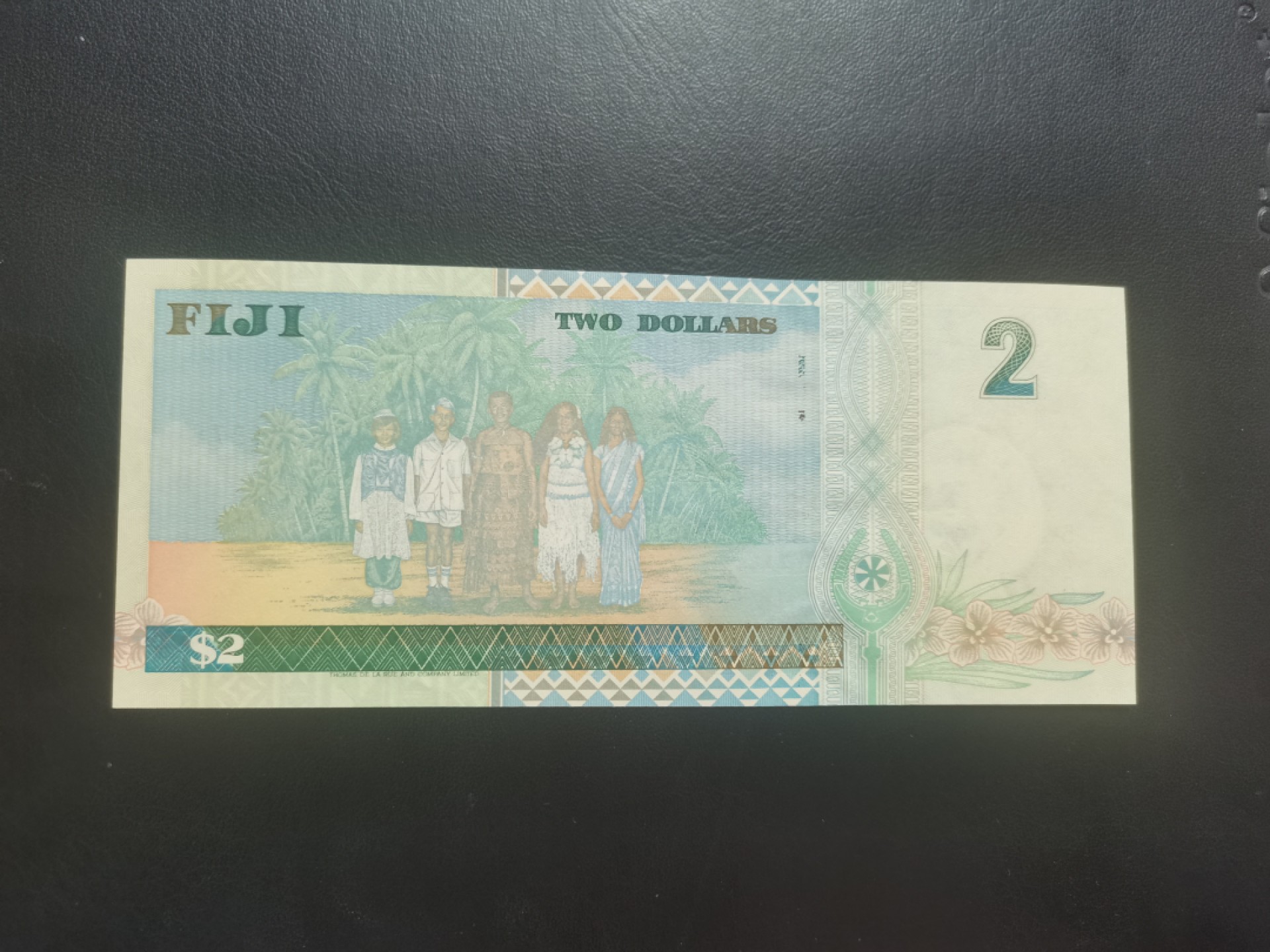 斐济2元 1996年初版首发A（单冠）全新UNC
