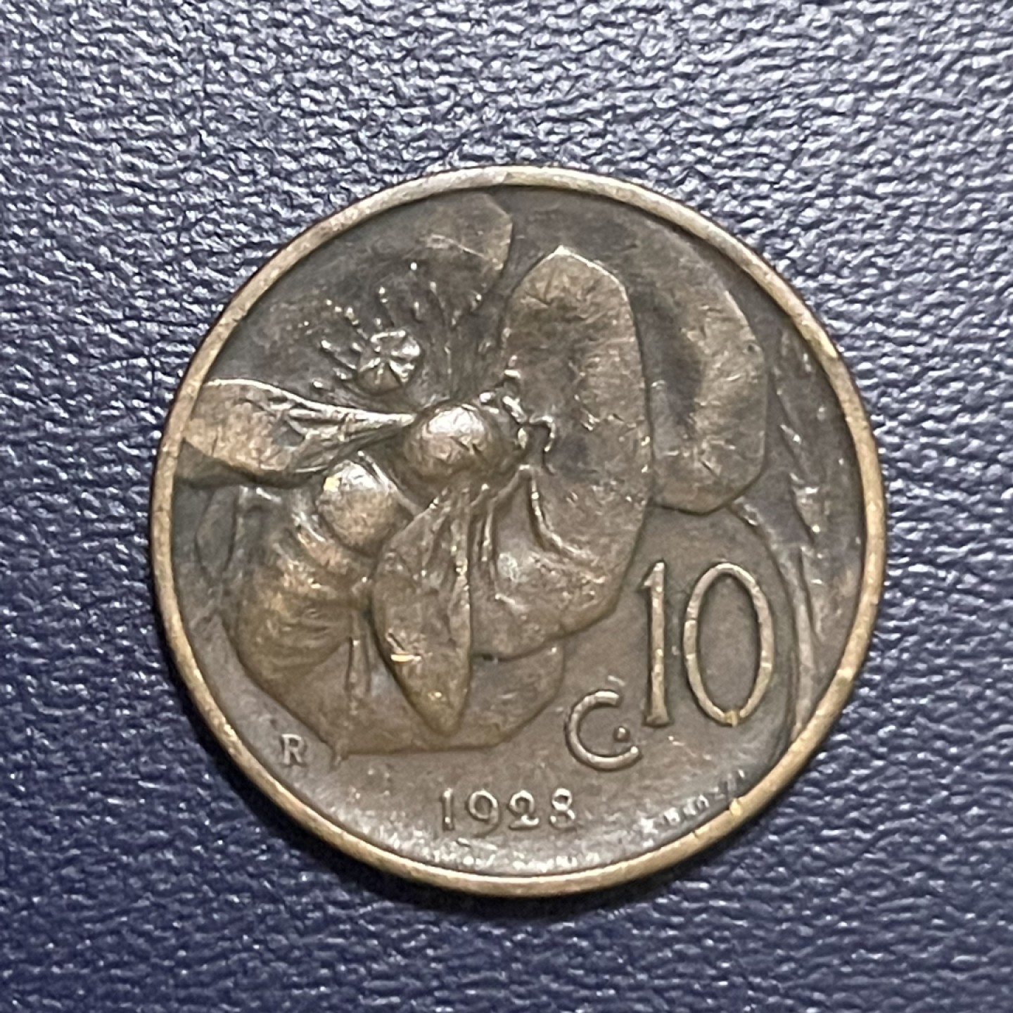 外国硬币0元起拍（40） 1928意大利10分