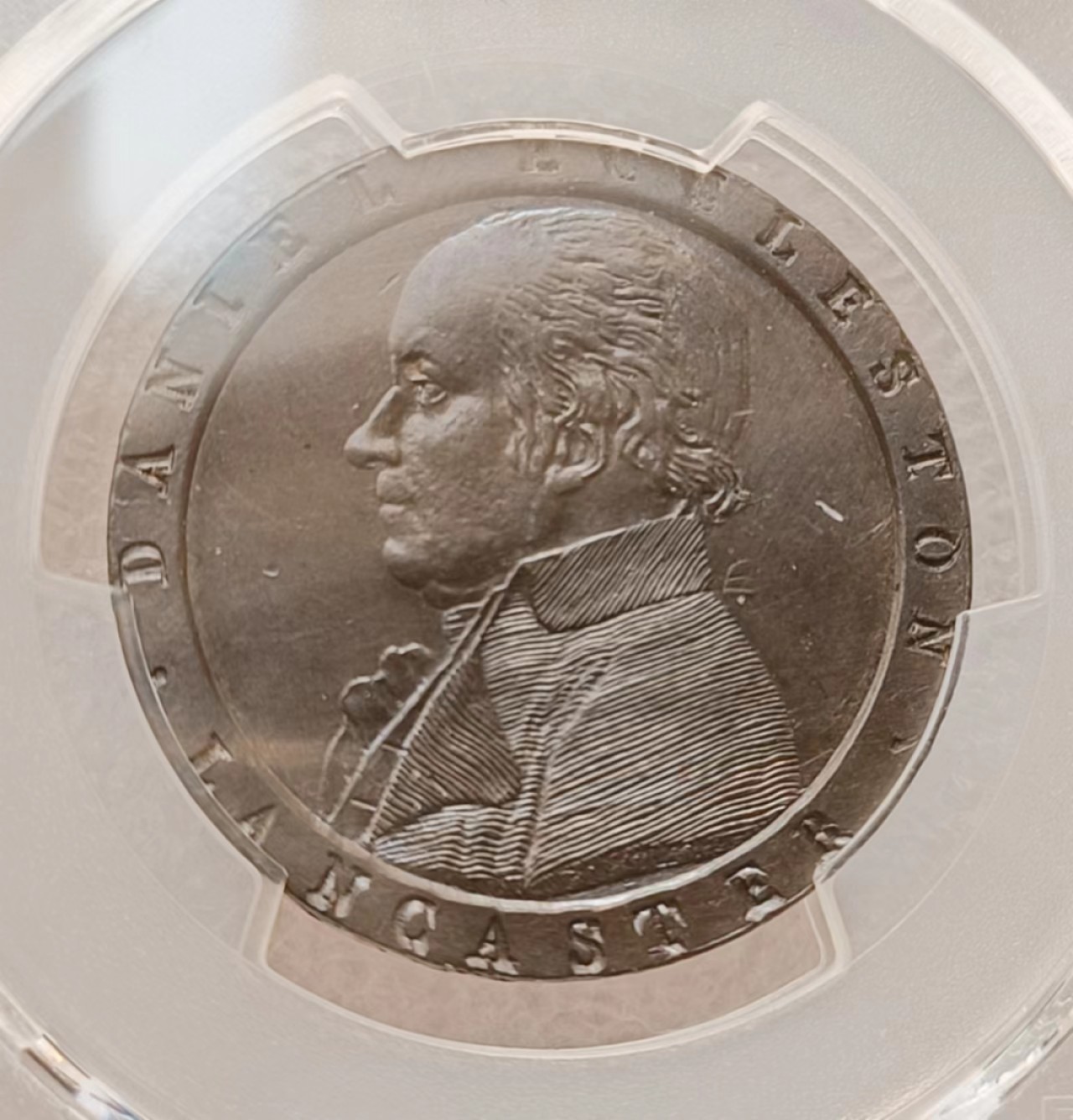 瓶子🏺第69期拍卖会 英国1794年埃克莱斯顿的椰子半便士代币（名誉品）