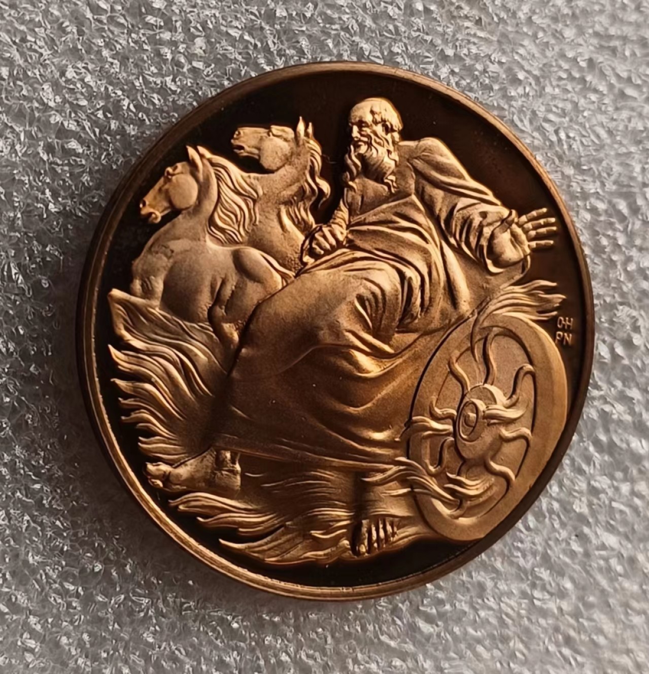 瓶子🏺第69期拍卖会 精制古代传奇铜章4枚套38毫米24克每枚