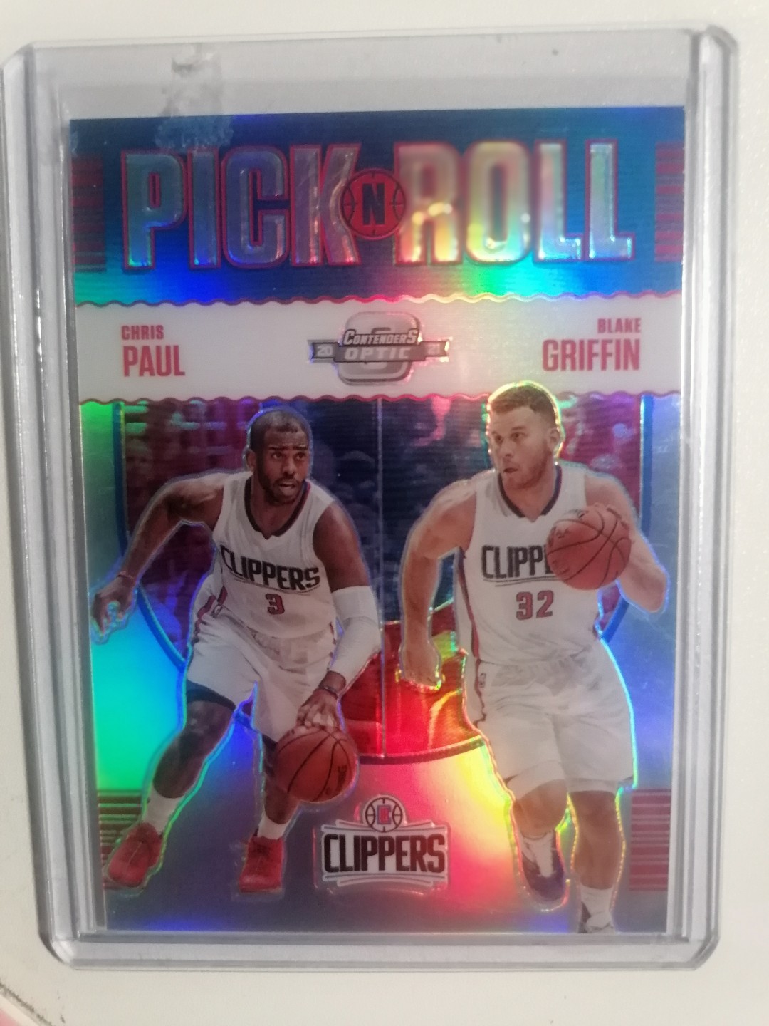 球星卡专场 2021-22PANINI  球票OP   BASKETBALL  Pick roll 保罗 格里芬  空接之城 双人特卡