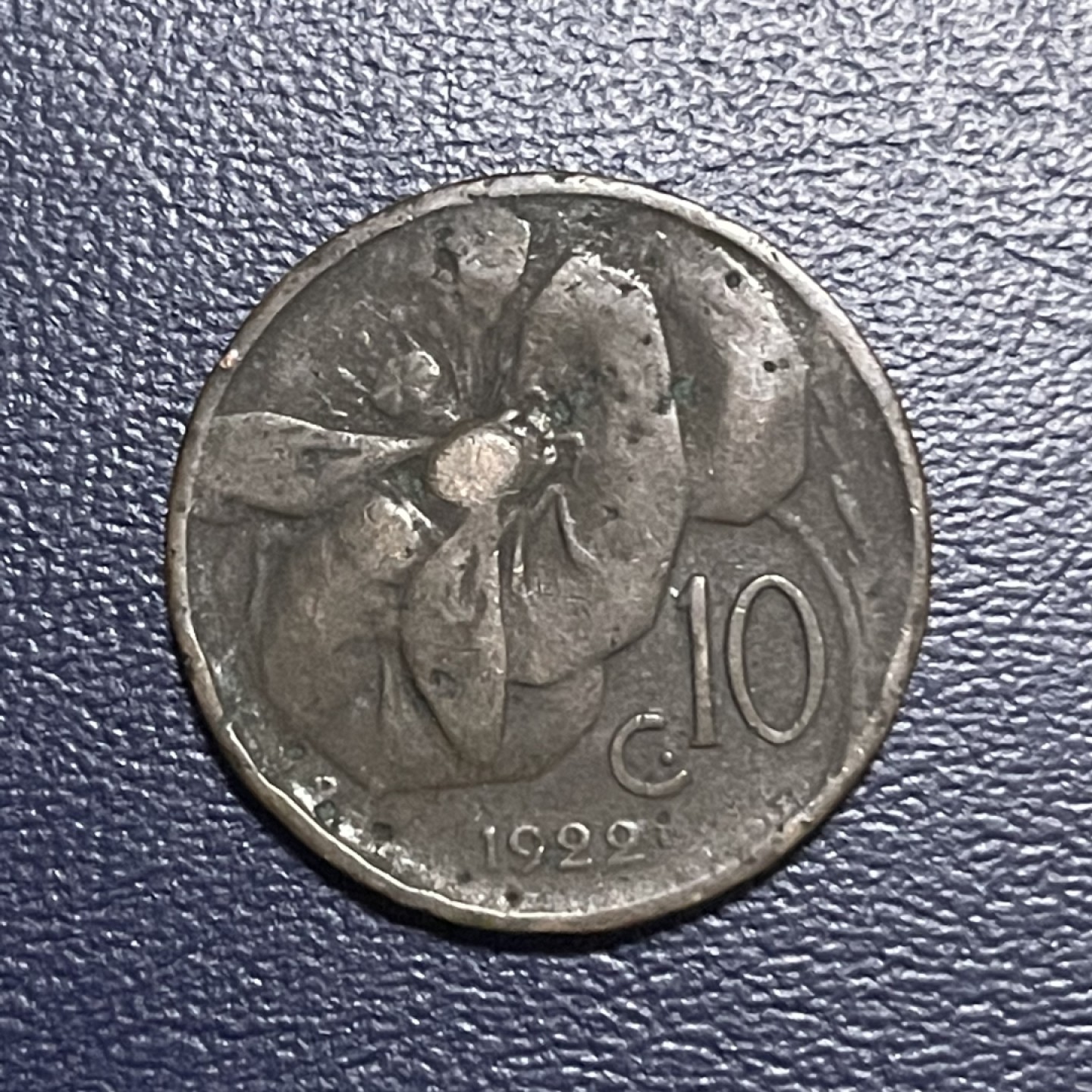 外国硬币0元起拍（40） 1922意大利10分