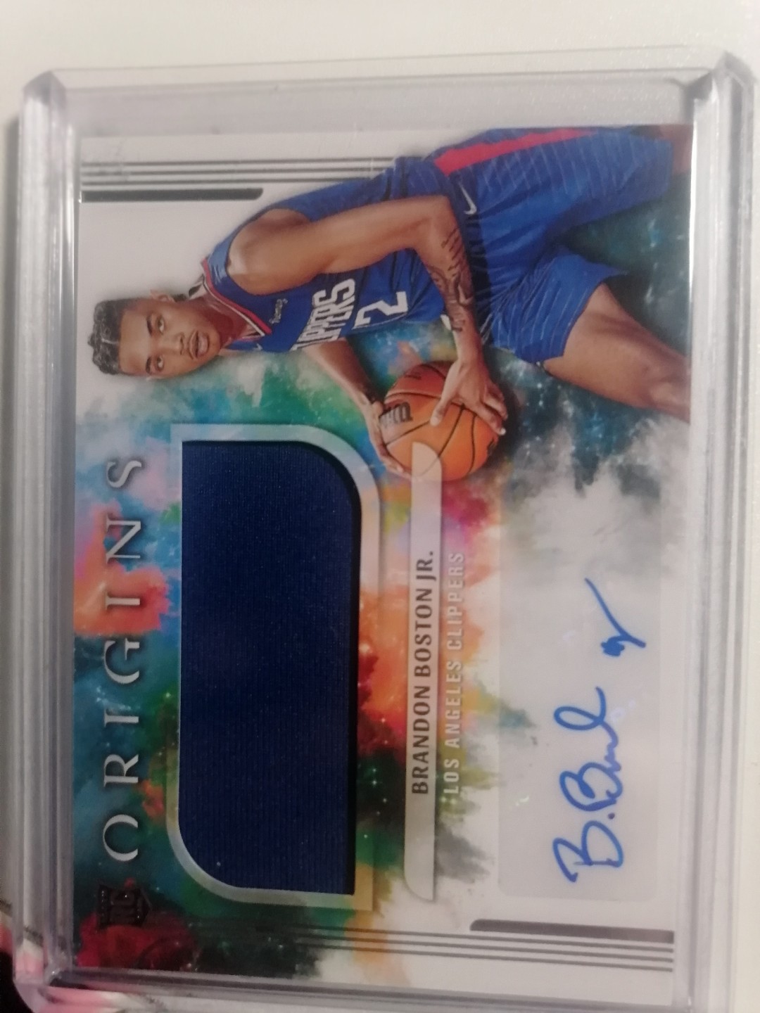 球星卡专场 2021-22  PANINI   起源  BASKETBALL  新秀 快船新秀 布莱顿 波士顿 签字物料 