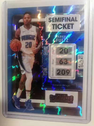 球星卡专场 - 2021-22 PANINI-球票  BASKETBALL富尓茨 富儿子蓝折射