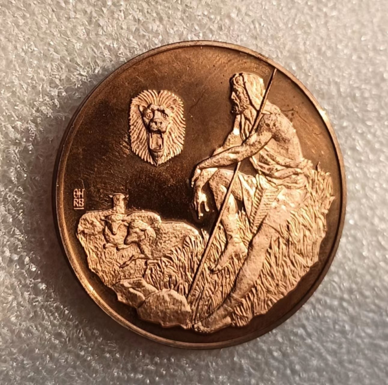 瓶子🏺第69期拍卖会 精制古代传奇铜章4枚套38毫米24克每枚