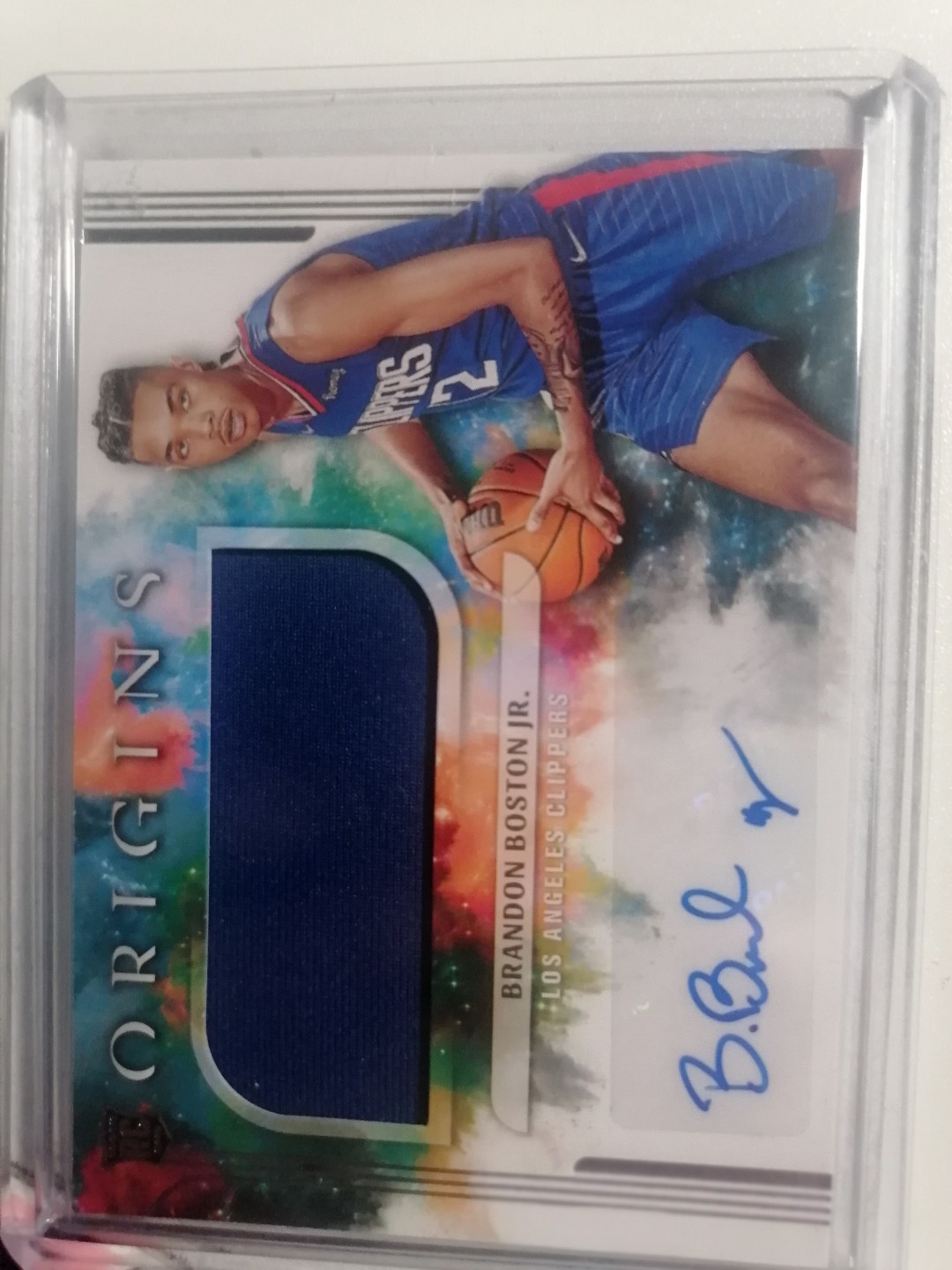 球星卡专场 2021-22  PANINI   起源  BASKETBALL  新秀 快船新秀 布莱顿 波士顿 签字物料 