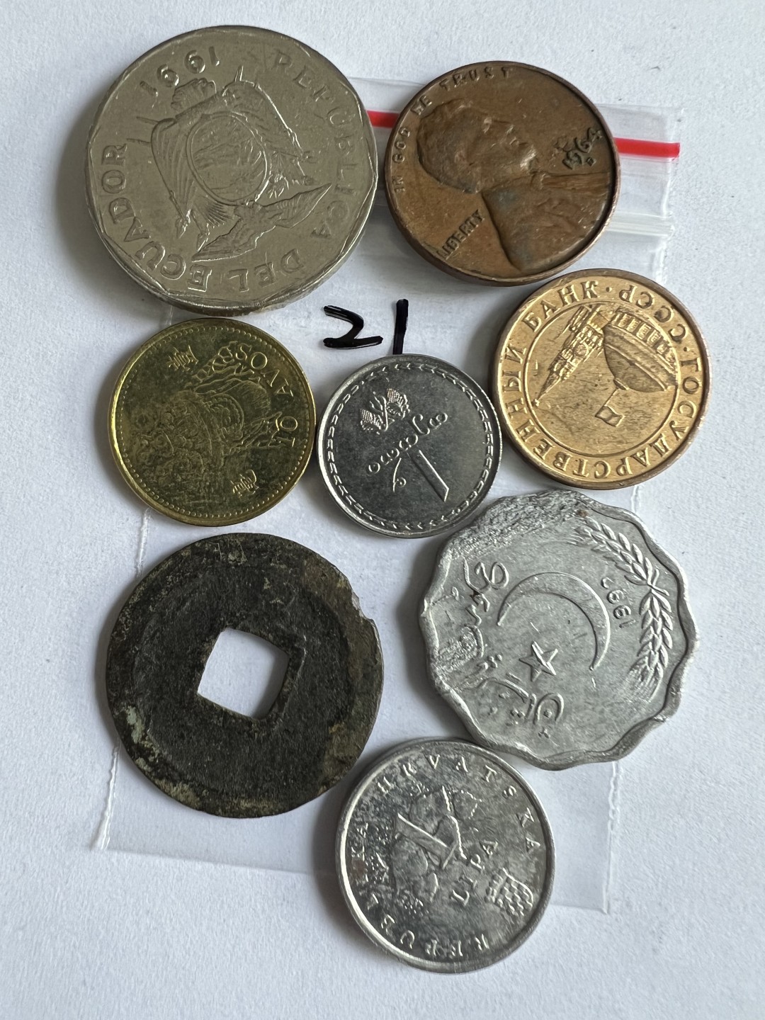 泡泡堂第171期  世界硬币邮票专场（无押金，无佣金，捡漏，全场20包邮，偏远地区除外） 硬币一袋21