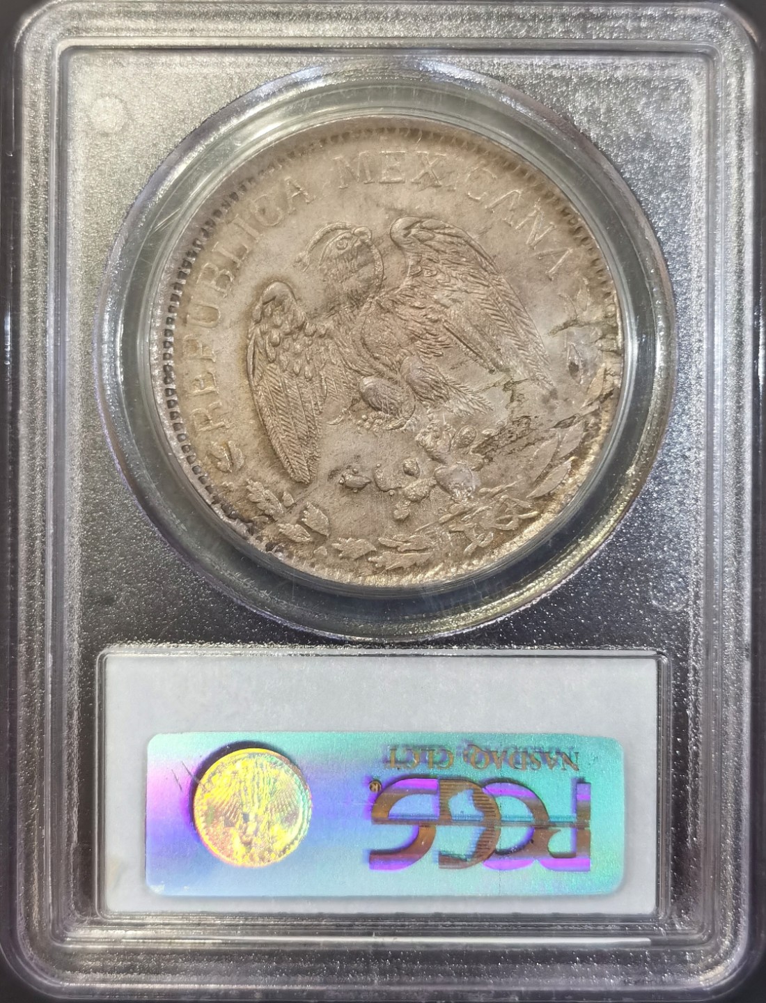 博洋堂世界钱币拍卖第008期（全场包邮） PCGS MS63 墨西哥1915年革命时期奇瓦瓦1比索大银币，Mint Error错版，PC唯一记录
