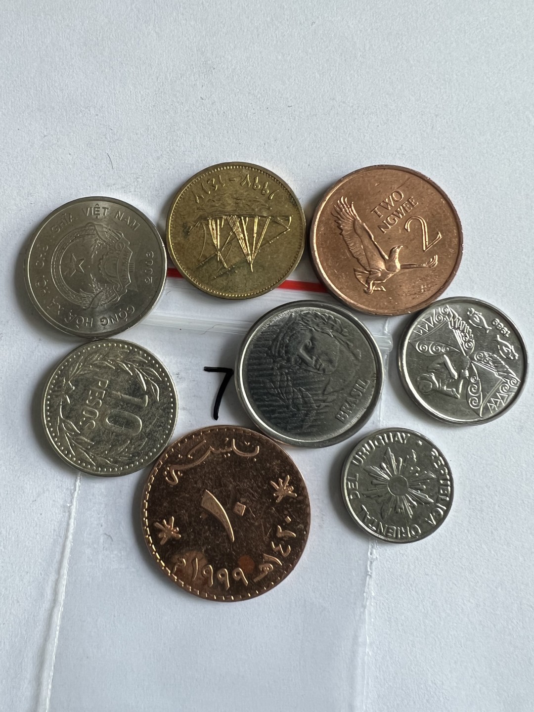 泡泡堂第171期  世界硬币邮票专场（无押金，无佣金，捡漏，全场20包邮，偏远地区除外） 硬币一袋7