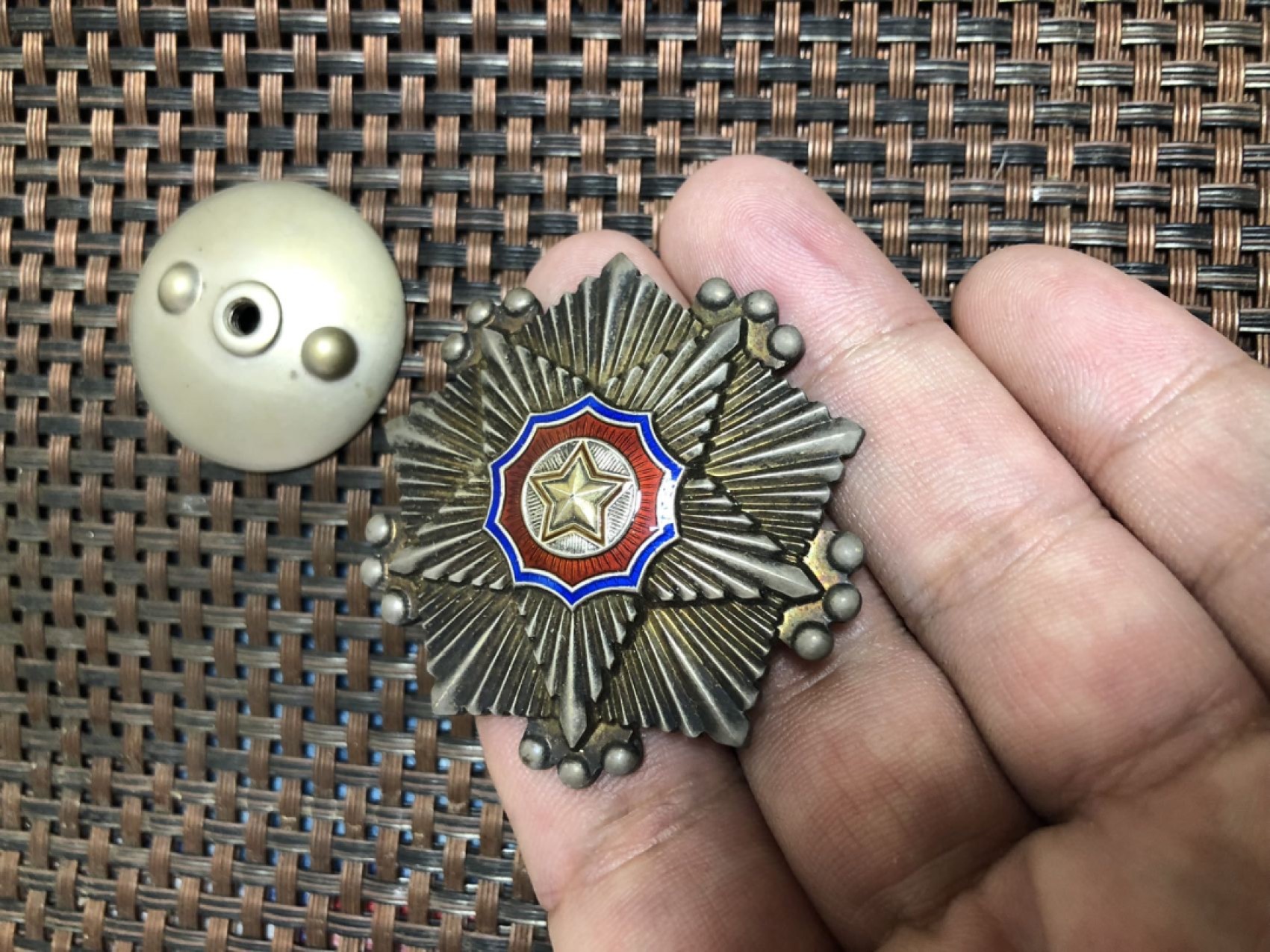 三级国旗圆盘 极品