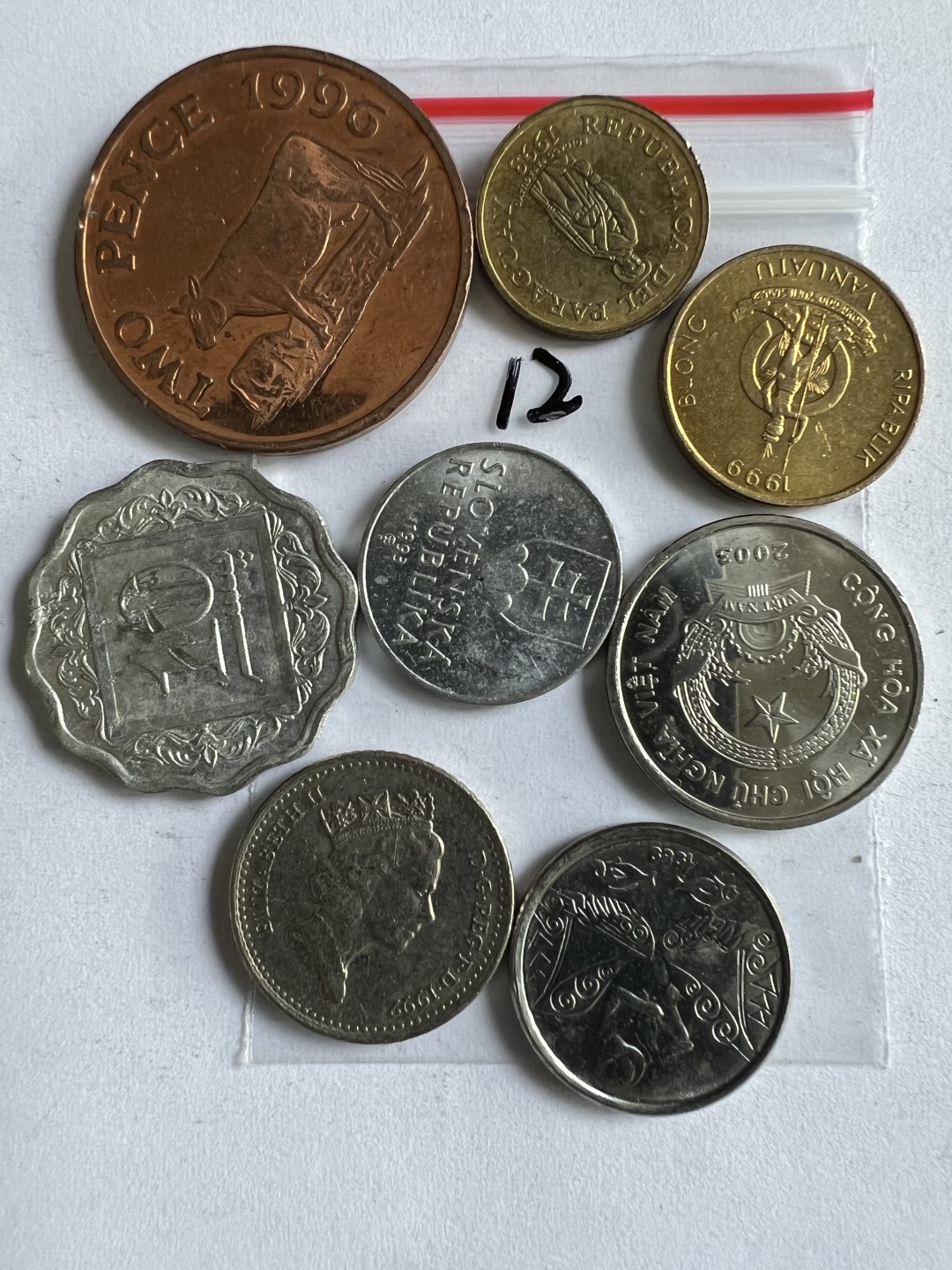 泡泡堂第171期  世界硬币邮票专场（无押金，无佣金，捡漏，全场20包邮，偏远地区除外） 硬币一袋12