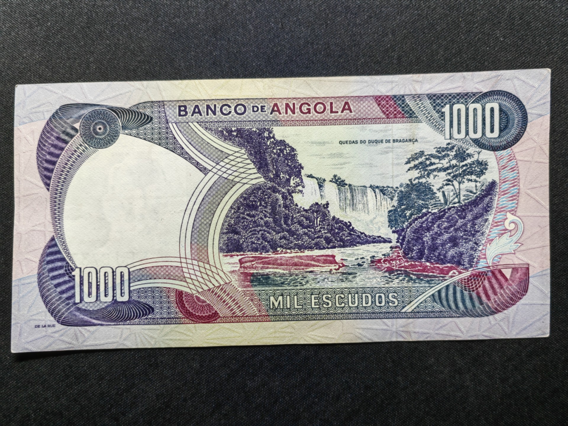 第②场-外国精品纸钞 葡属安哥拉1972年1000埃斯库多 AU
