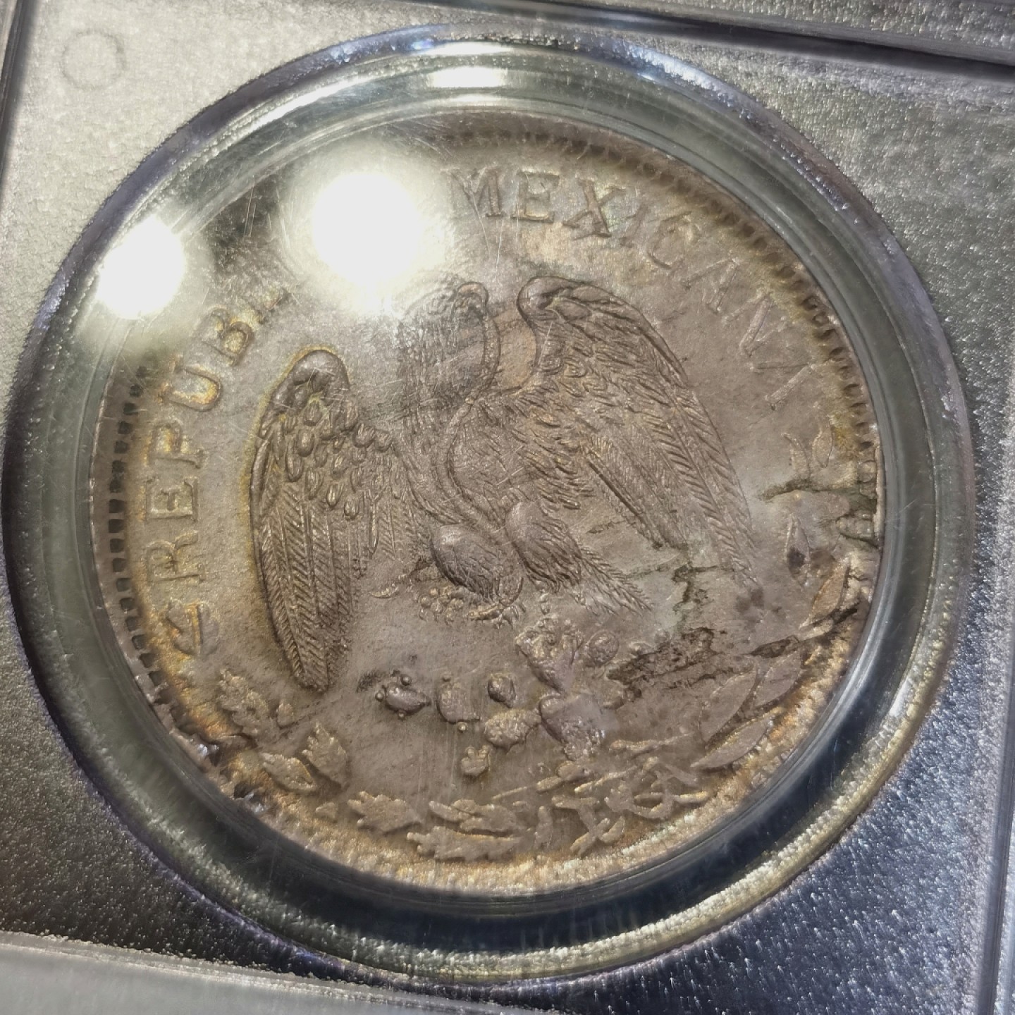 博洋堂世界钱币拍卖第008期（全场包邮） PCGS MS63 墨西哥1915年革命时期奇瓦瓦1比索大银币，Mint Error错版，PC唯一记录
