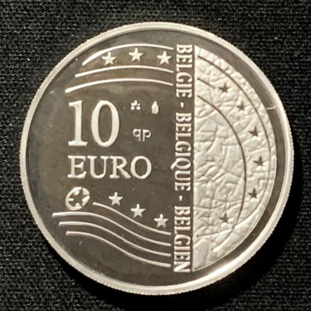 紫瑗钱币——第268期拍卖 比利时 2004年 欧罗巴女神 10欧元 18.75克 0.925银 精制