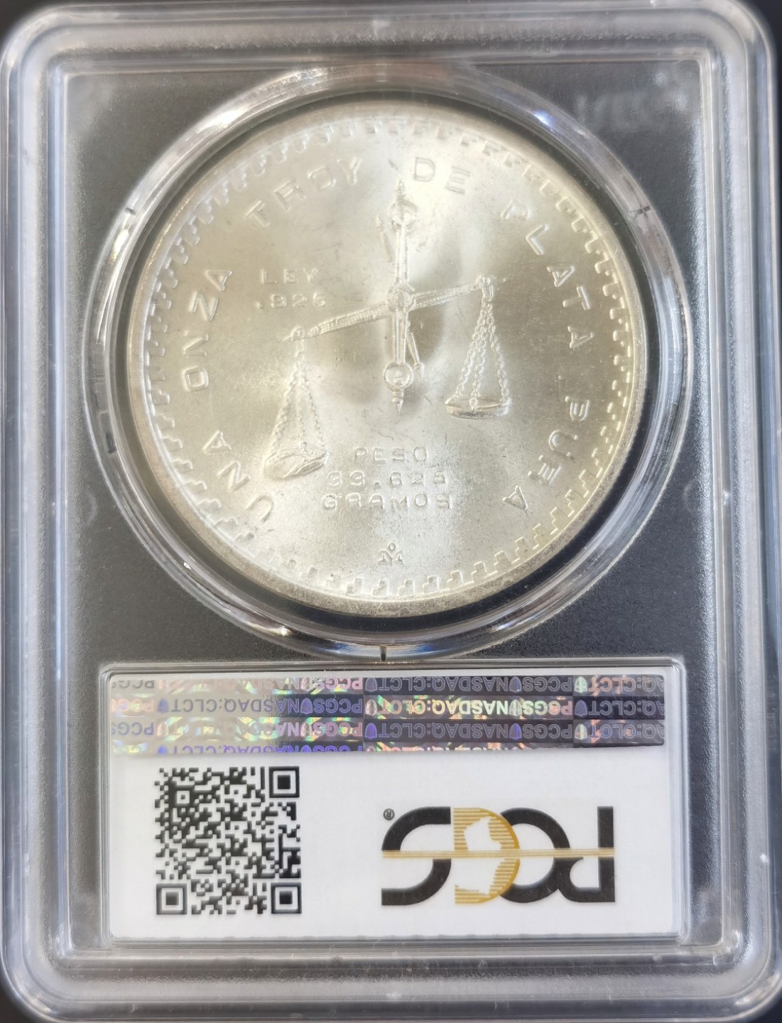 博洋堂世界钱币拍卖第008期（全场包邮） PCGS MS65 墨西哥1979年1盎司大银币