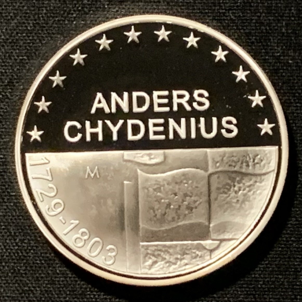 紫瑗钱币——第268期拍卖 芬兰 2003年 诗人 安德烈斯 10欧元 26克 0.925银 精制
