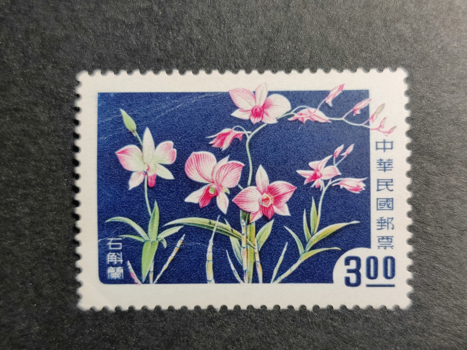 洪涛臻品批发群 精选邮票限时拍卖第九百八十三期  花卉(一)--石斛兰 新票 高面值筋票！ 角尖齿全有折 原胶润白无贴 