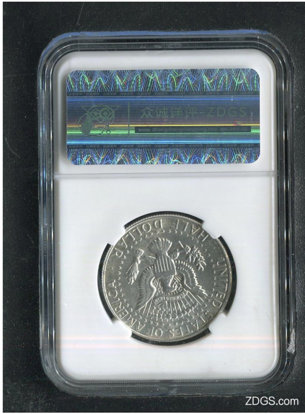 收藏联盟Quantum Auction 第218期拍卖 邮币杂项场 1968年美国肯尼迪银币 半美元 众诚评级 MS63