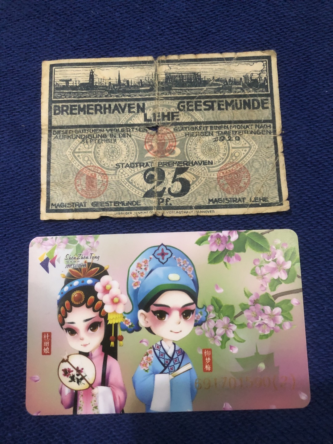 【保诚微拍：本周二三五六拍】第47期 2022-12-9 20:00【德国紧急时期纸币】【包挂号】【佣金:3.99元/件】本场共100件 【纸币】【德国紧急时期纸币】#1037  19年 芬妮